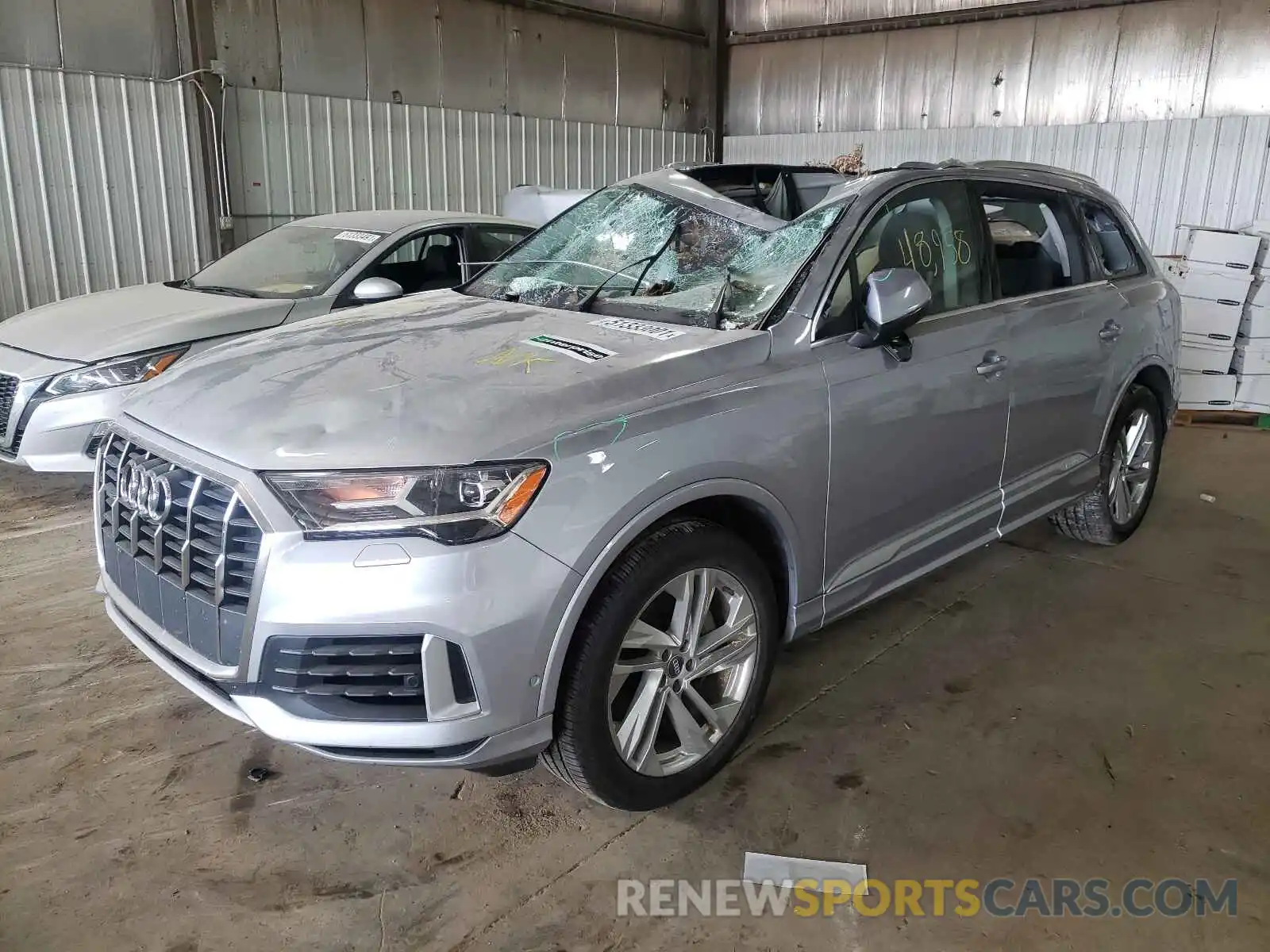 2 Photograph of a damaged car WA1LXAF7XLD002056 AUDI Q7 2020