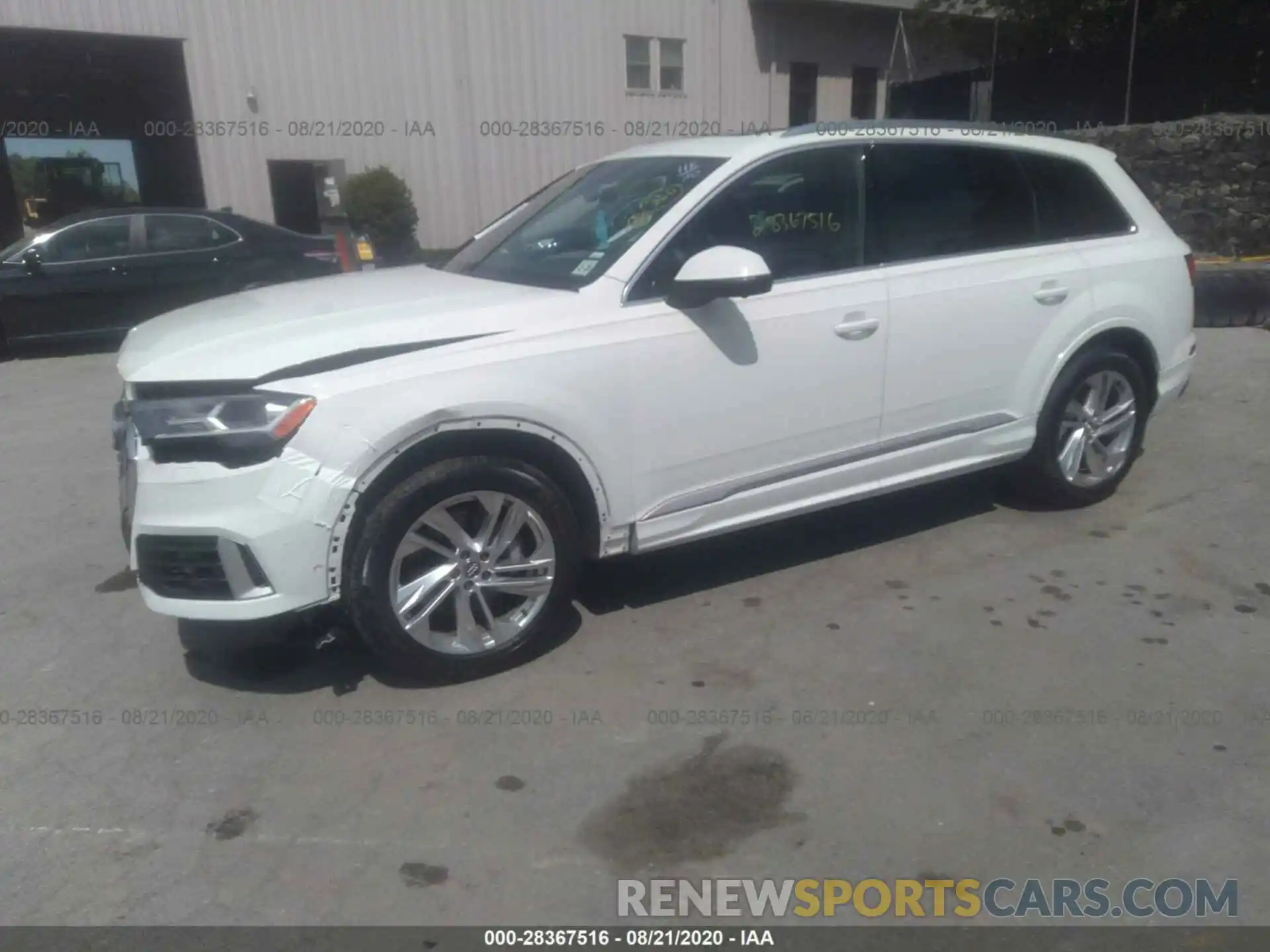 2 Photograph of a damaged car WA1LXAF7XLD002106 AUDI Q7 2020