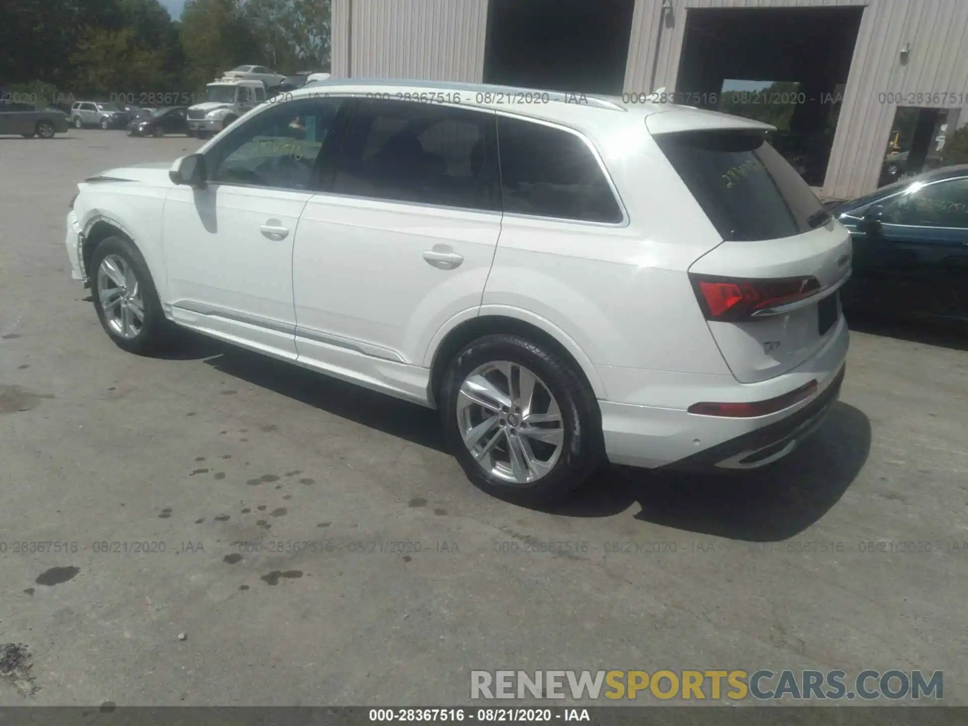 3 Фотография поврежденного автомобиля WA1LXAF7XLD002106 AUDI Q7 2020