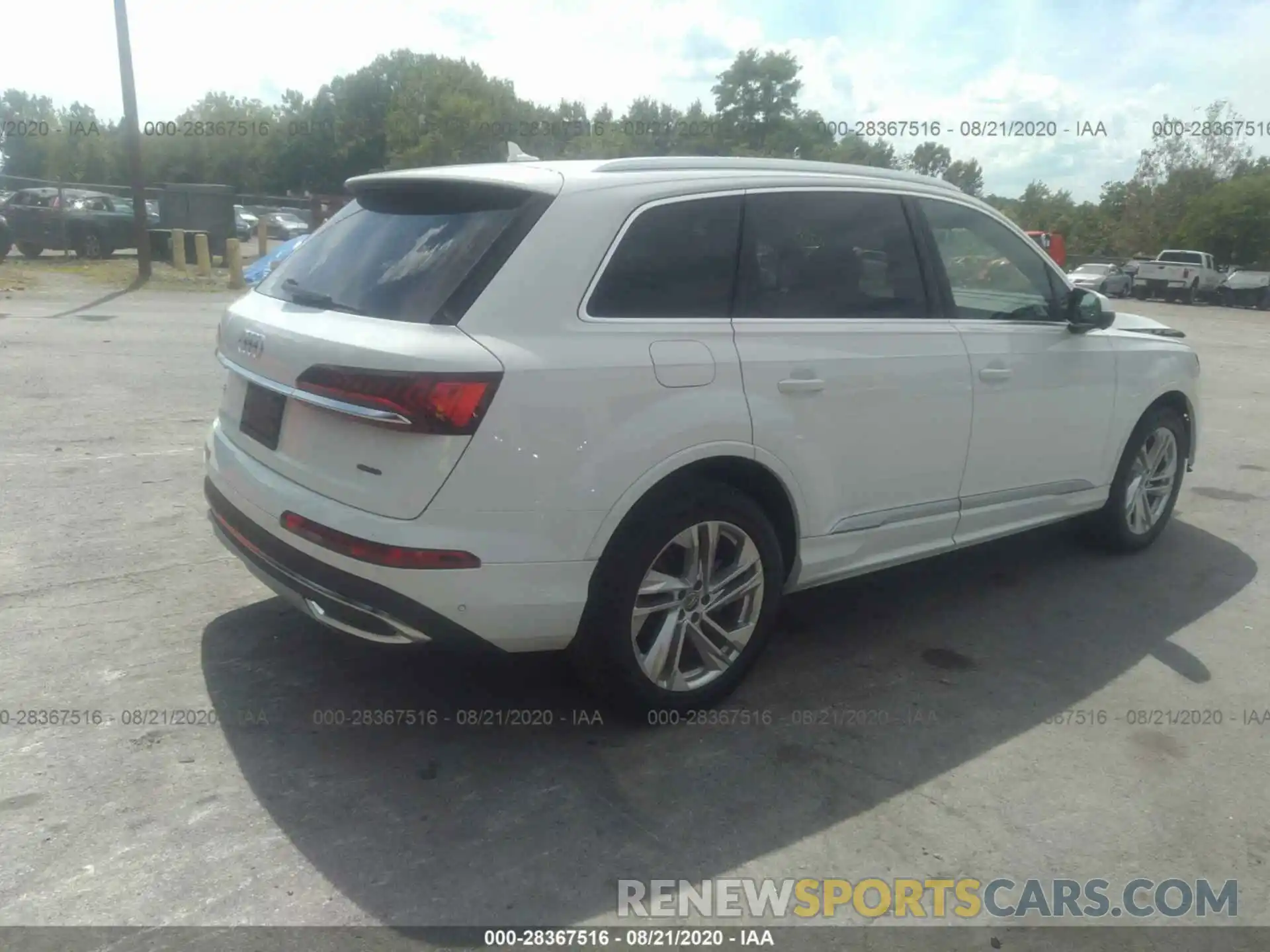 4 Фотография поврежденного автомобиля WA1LXAF7XLD002106 AUDI Q7 2020