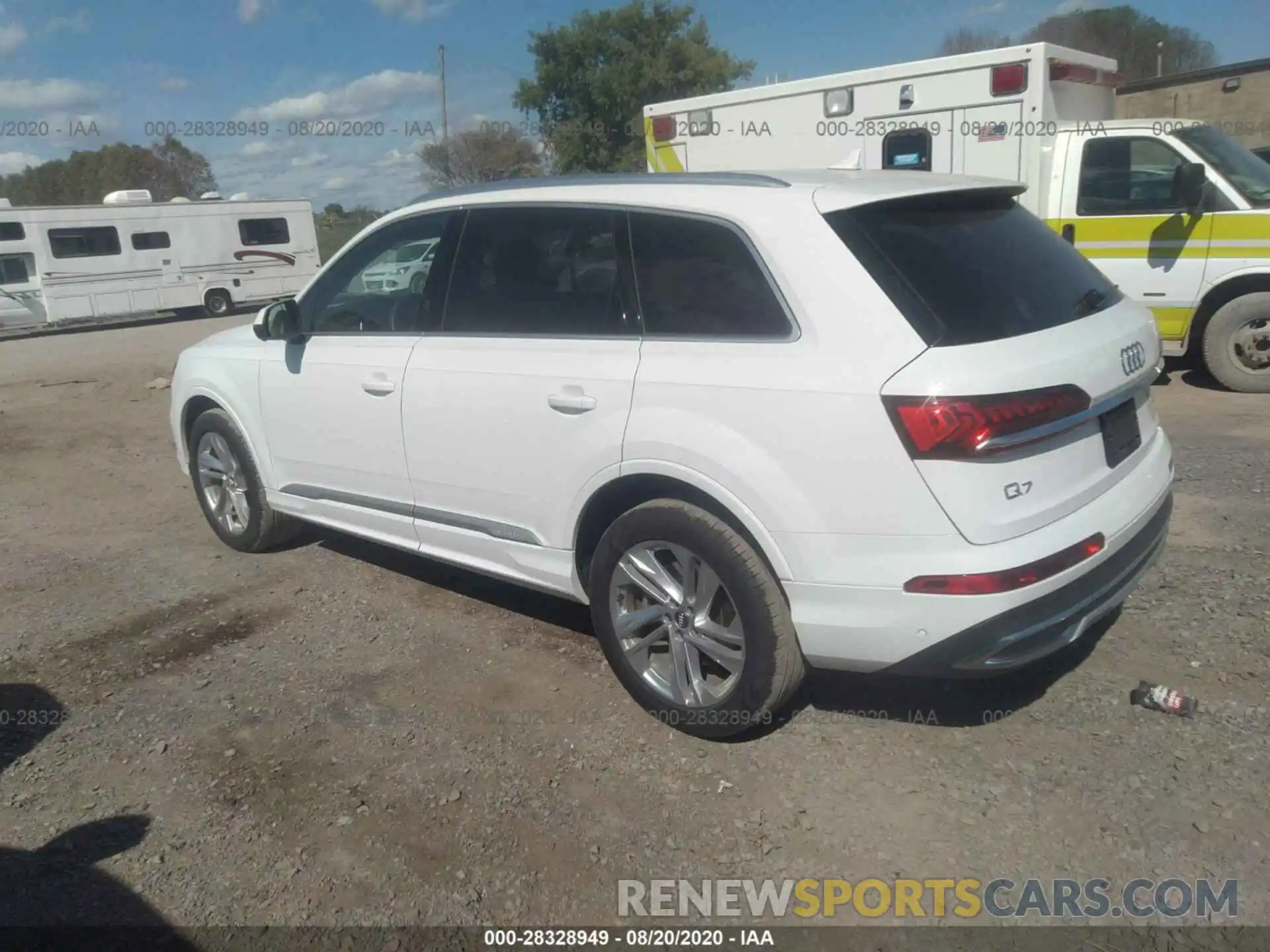 3 Фотография поврежденного автомобиля WA1LXAF7XLD002574 AUDI Q7 2020