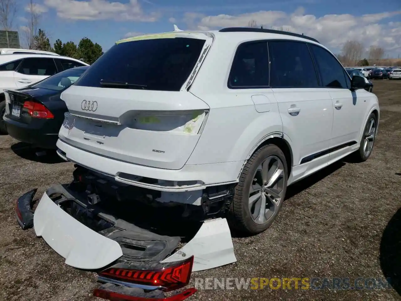 4 Фотография поврежденного автомобиля WA1MXAF73LD010892 AUDI Q7 2020