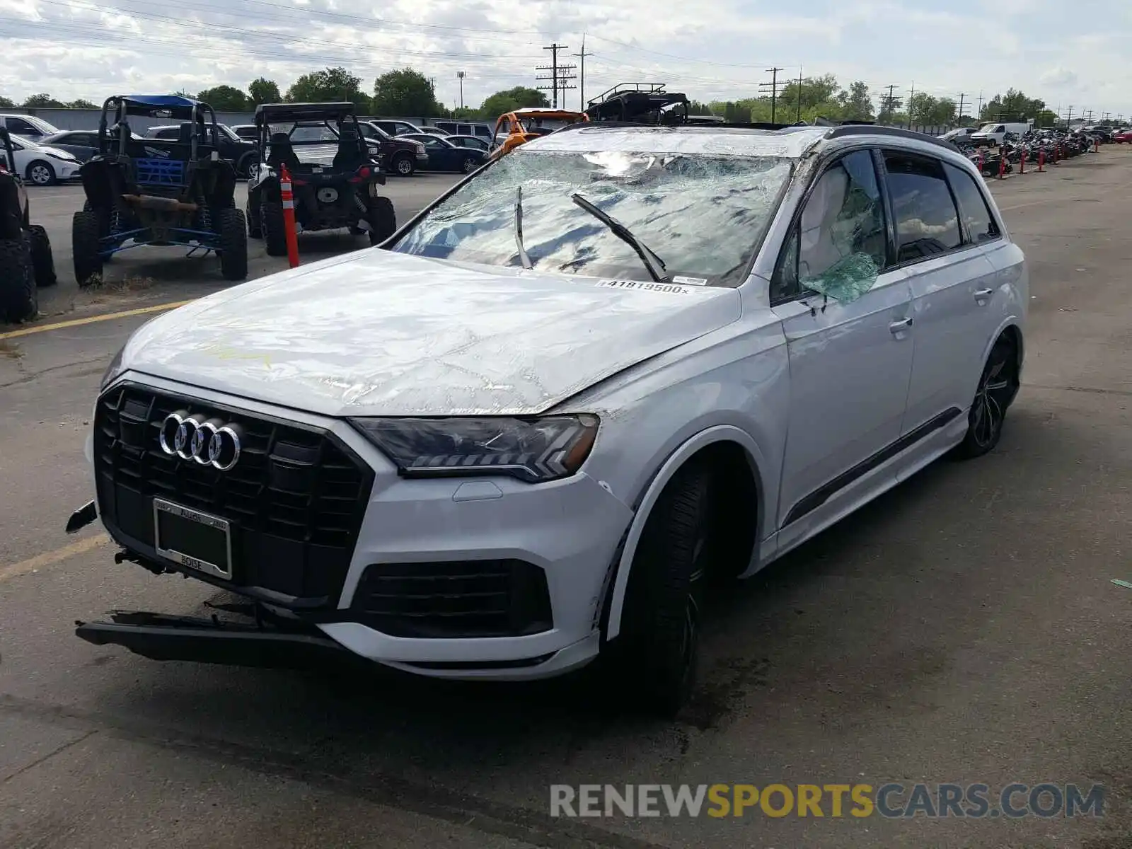 2 Photograph of a damaged car WA1VXAF73LD004420 AUDI Q7 2020