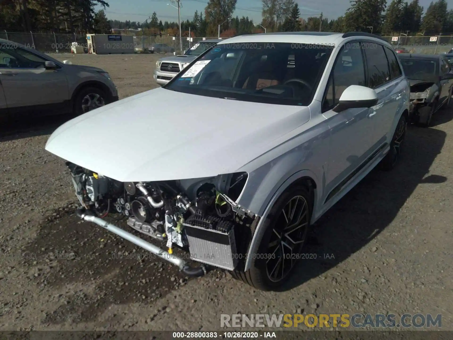 2 Photograph of a damaged car WA1VXAF76LD002323 AUDI Q7 2020