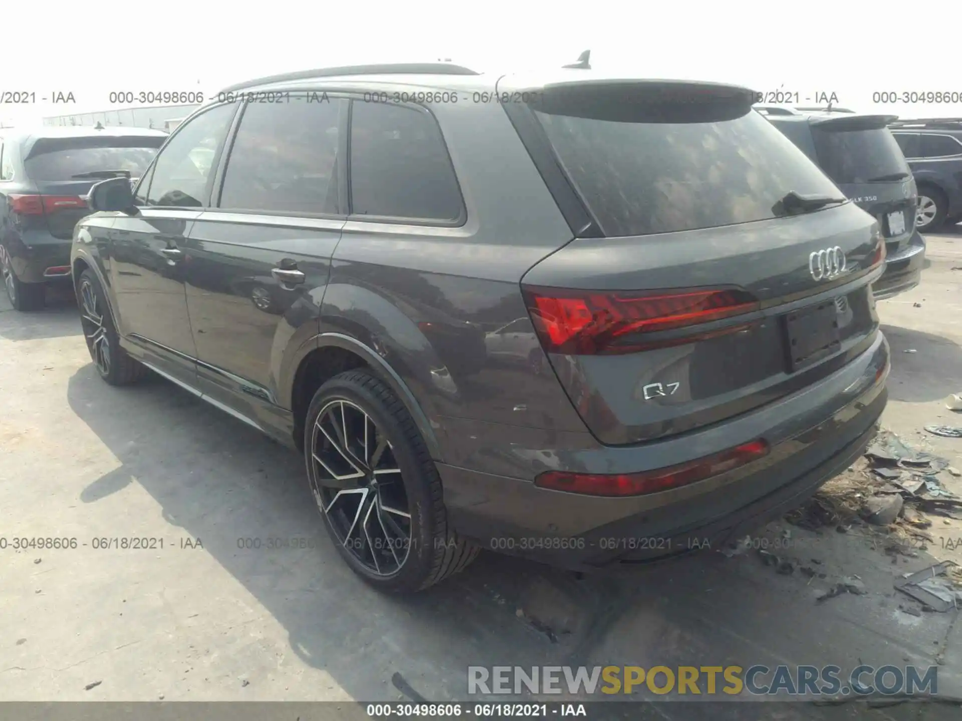 3 Фотография поврежденного автомобиля WA1VXAF76LD004010 AUDI Q7 2020