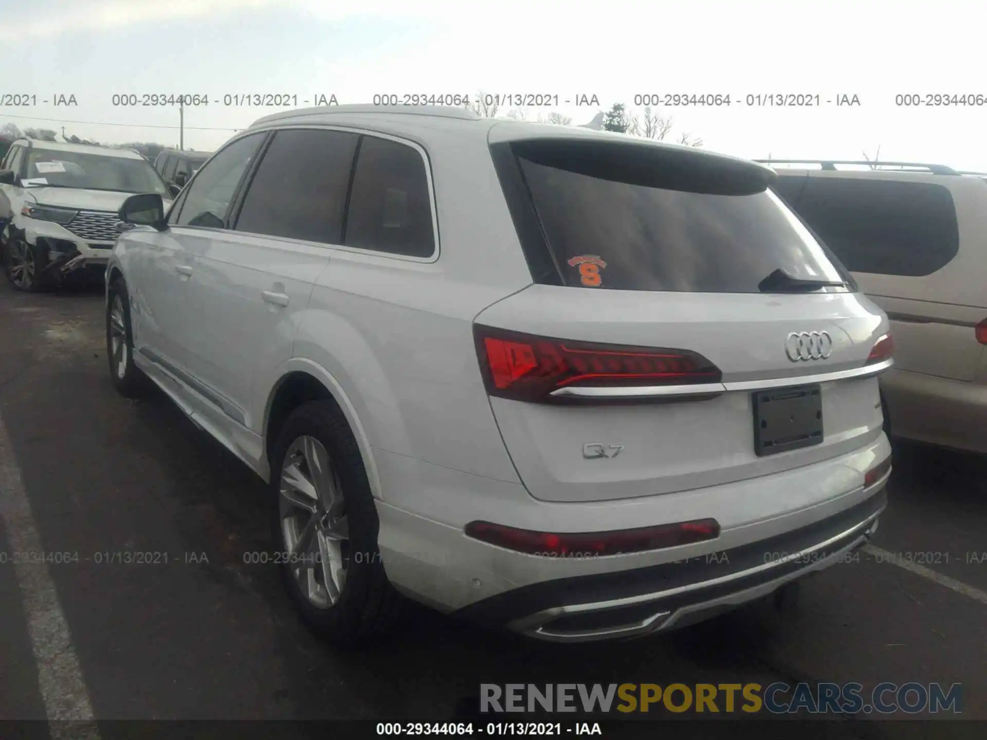 3 Фотография поврежденного автомобиля WA1VXAF7XLD004088 AUDI Q7 2020