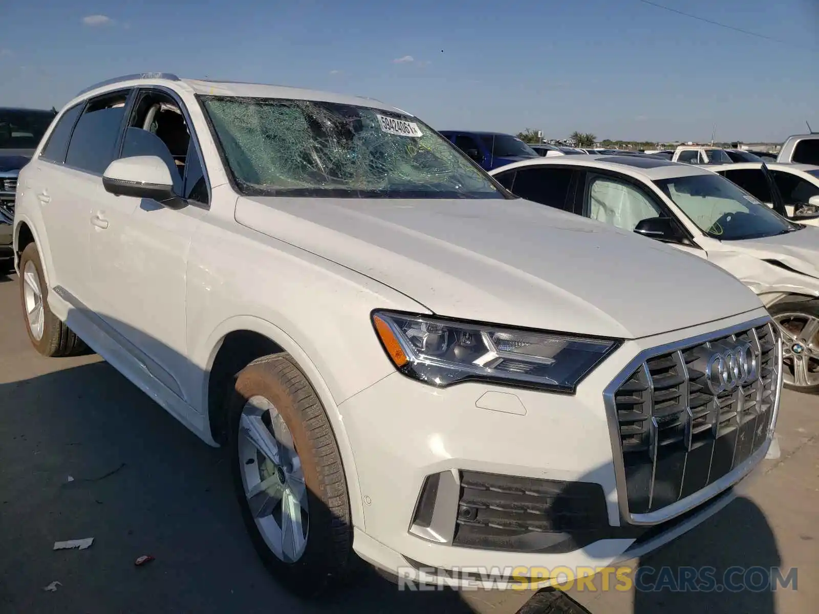 1 Photograph of a damaged car WA1AJAF70MD030264 AUDI Q7 2021