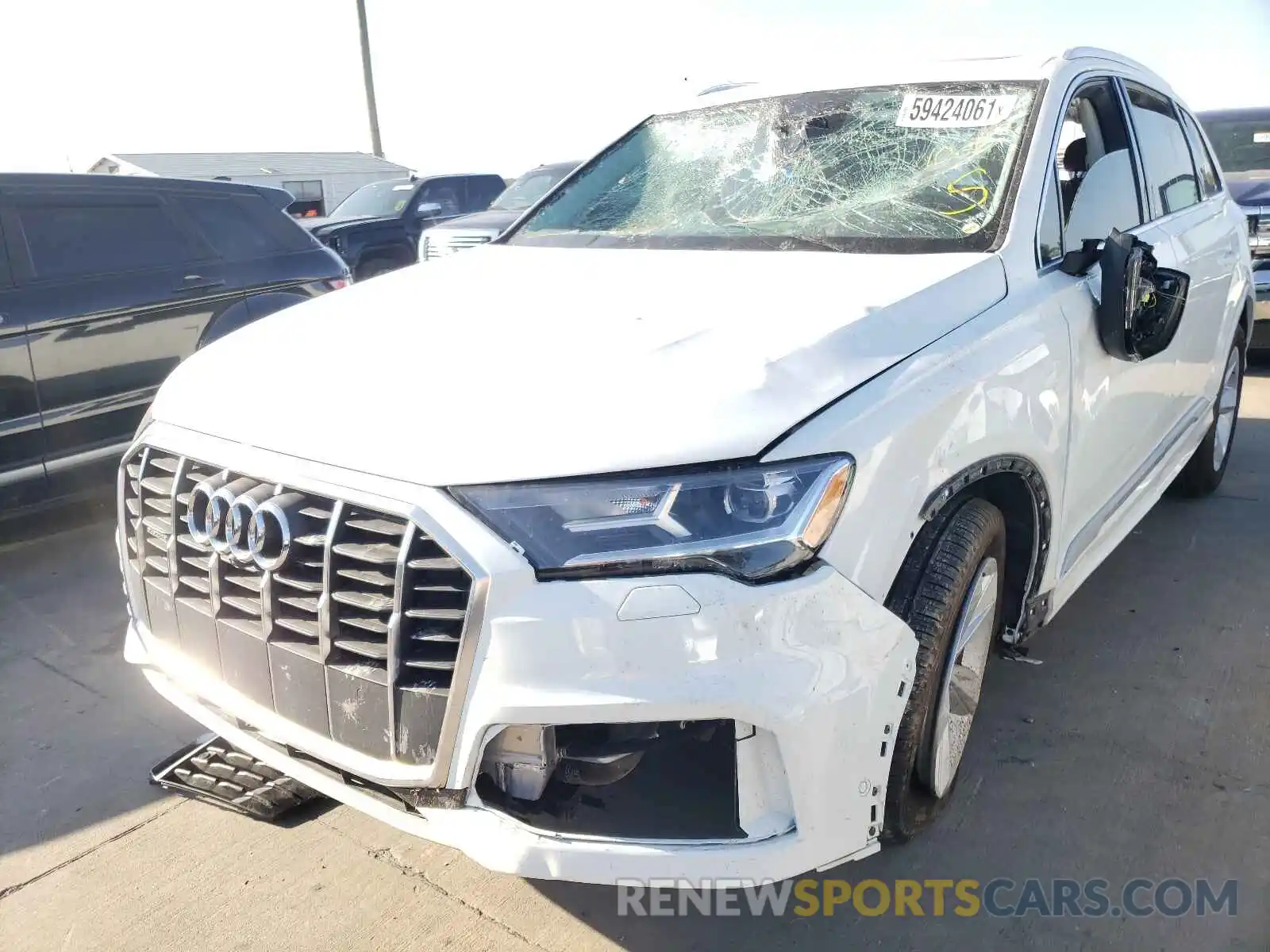 2 Photograph of a damaged car WA1AJAF70MD030264 AUDI Q7 2021