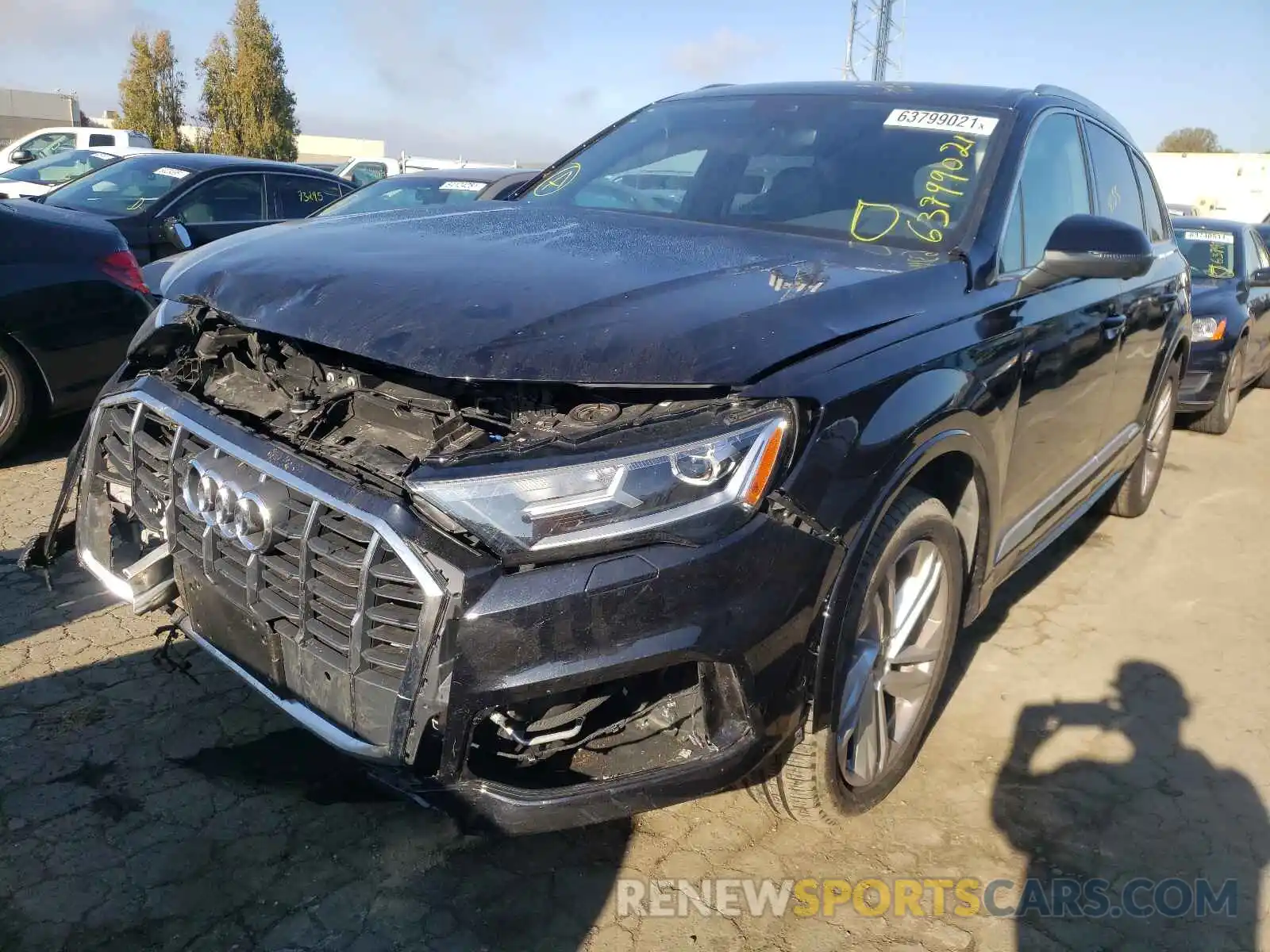 2 Photograph of a damaged car WA1AJAF71MD016910 AUDI Q7 2021