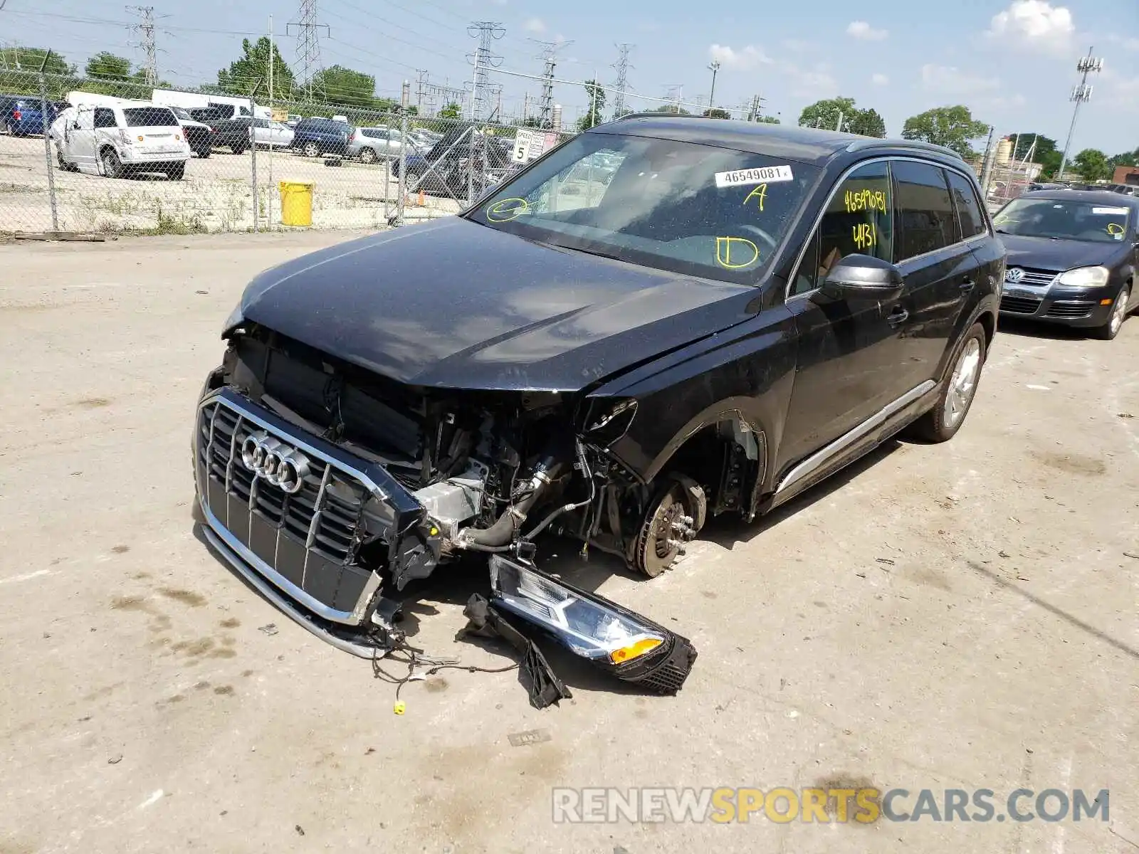 2 Photograph of a damaged car WA1AJAF71MD017362 AUDI Q7 2021