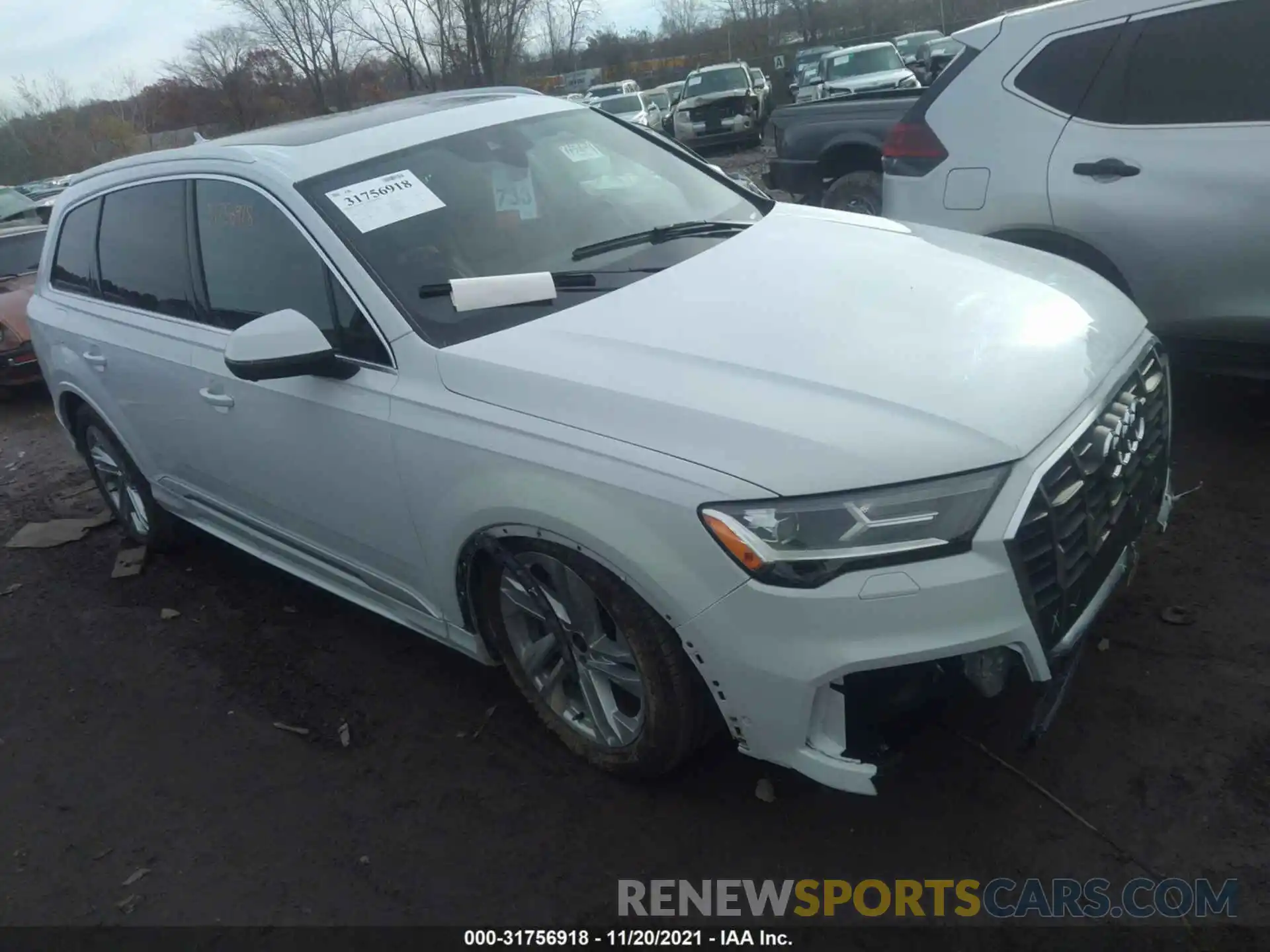 1 Photograph of a damaged car WA1AJAF71MD022707 AUDI Q7 2021