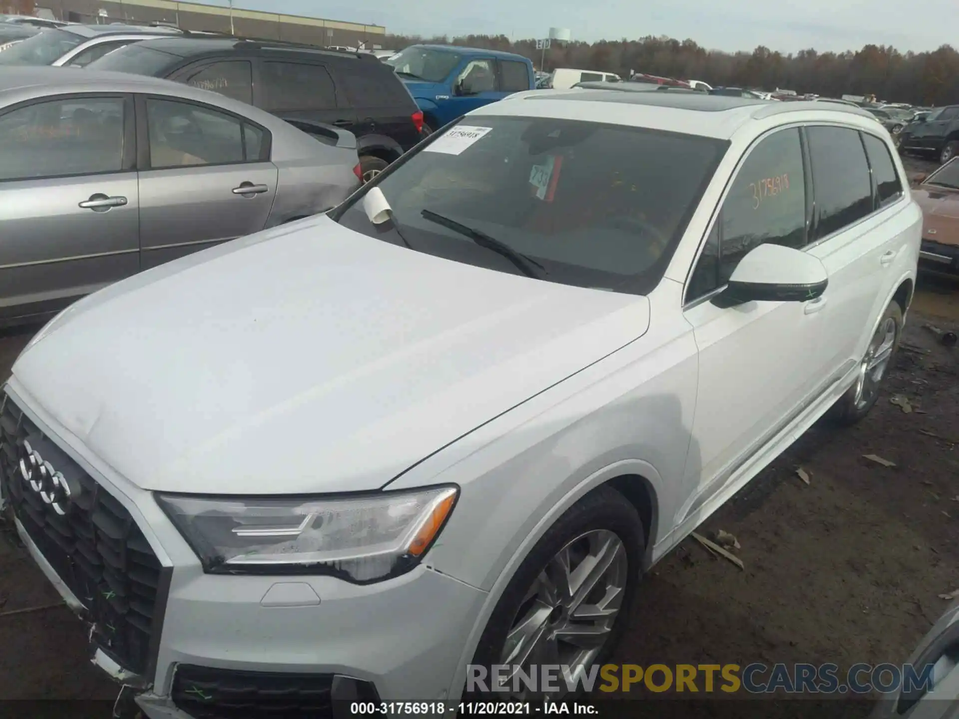 2 Photograph of a damaged car WA1AJAF71MD022707 AUDI Q7 2021