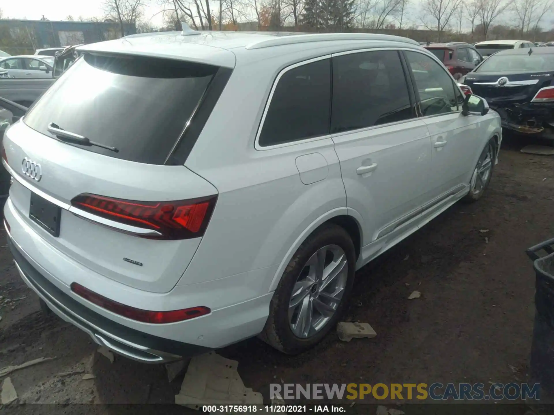 4 Фотография поврежденного автомобиля WA1AJAF71MD022707 AUDI Q7 2021