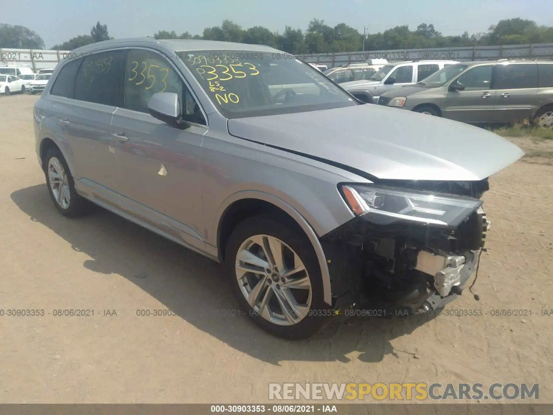 1 Photograph of a damaged car WA1AJAF72MD019931 AUDI Q7 2021