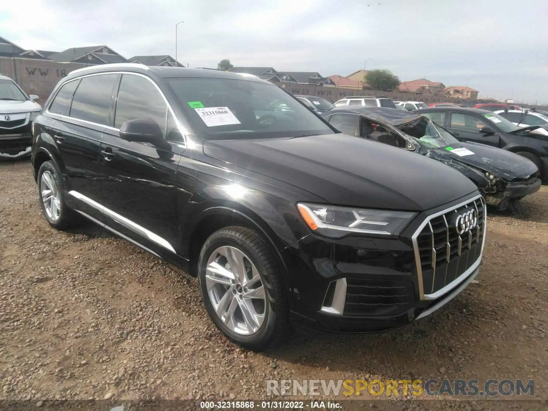 1 Фотография поврежденного автомобиля WA1AJAF72MD033795 AUDI Q7 2021