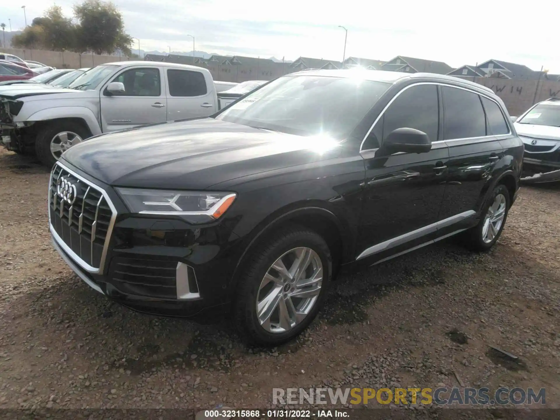 2 Фотография поврежденного автомобиля WA1AJAF72MD033795 AUDI Q7 2021