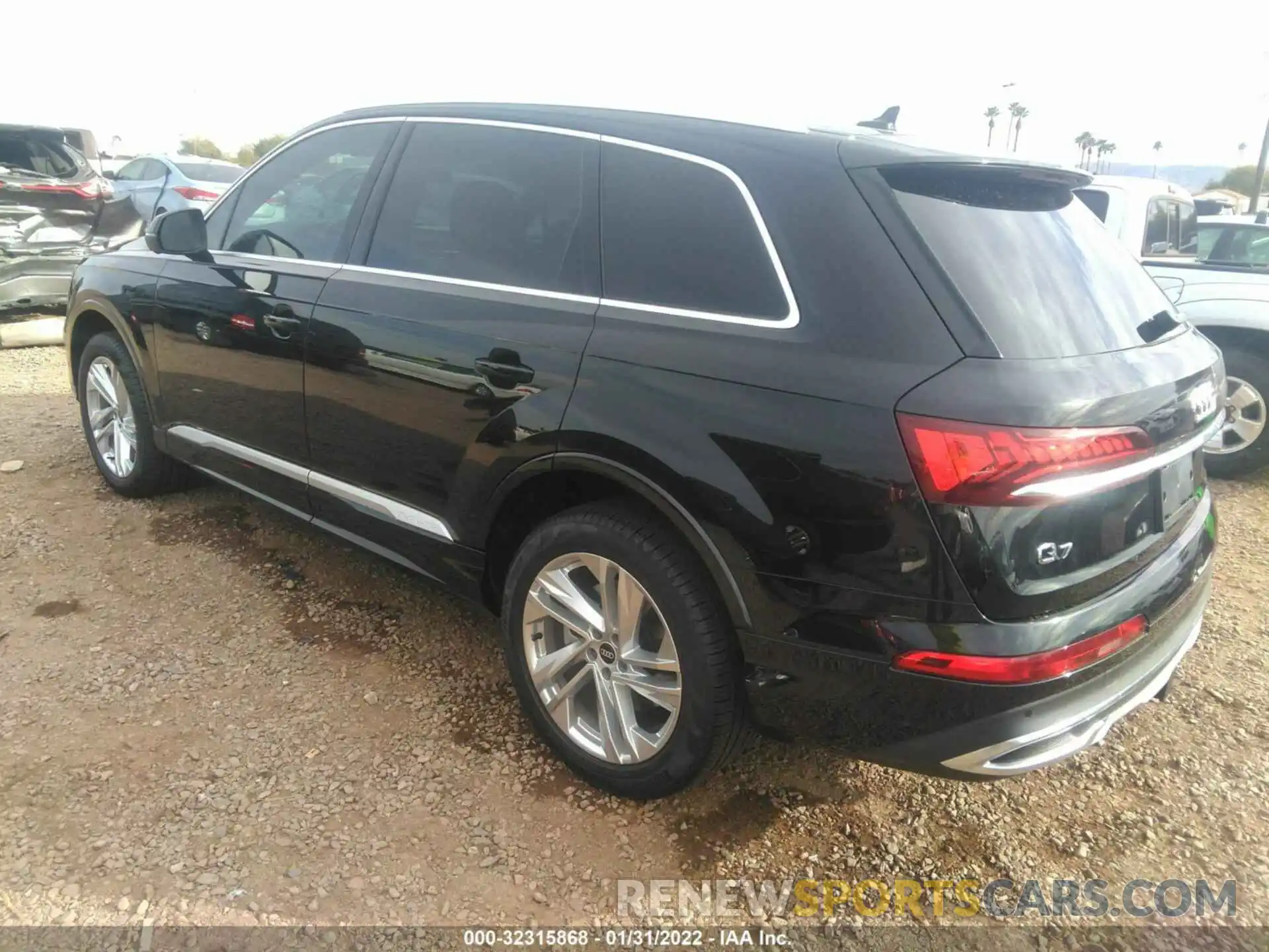 3 Фотография поврежденного автомобиля WA1AJAF72MD033795 AUDI Q7 2021