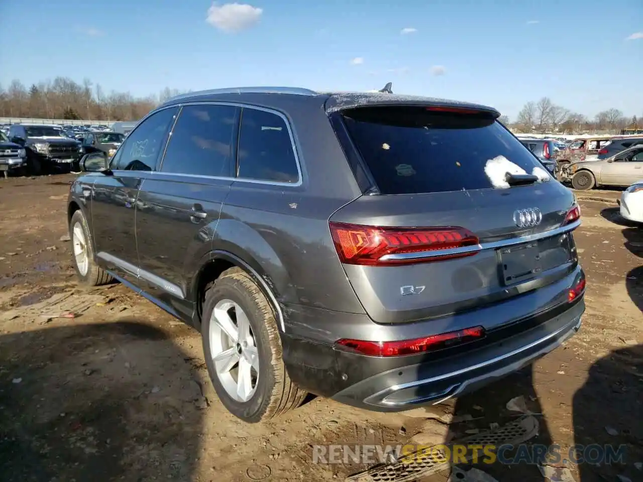 3 Фотография поврежденного автомобиля WA1AJAF74MD028842 AUDI Q7 2021