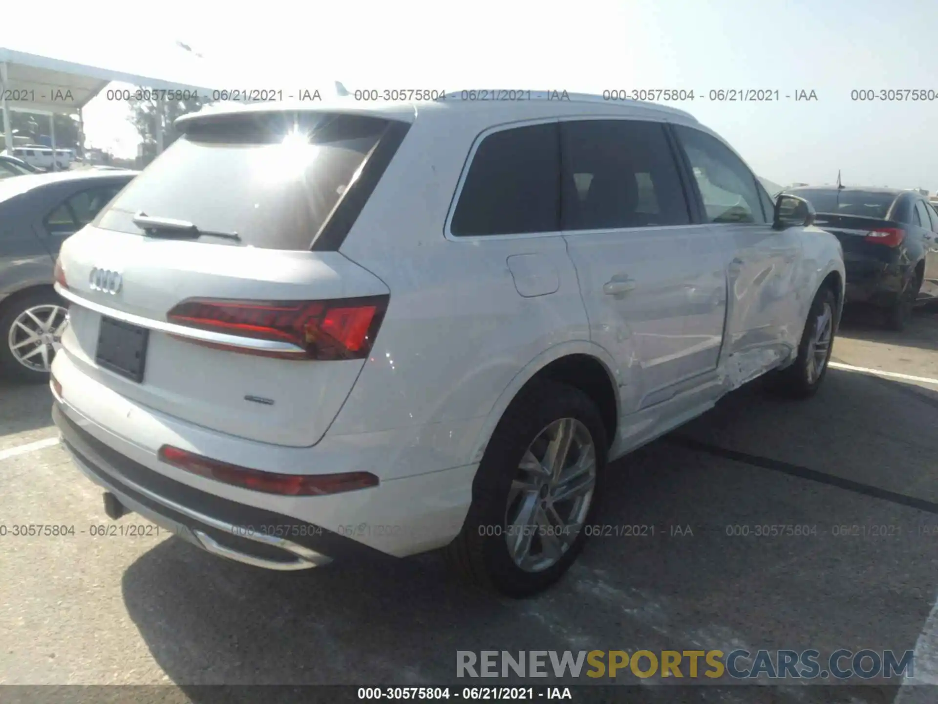 4 Photograph of a damaged car WA1AJAF74MD032101 AUDI Q7 2021