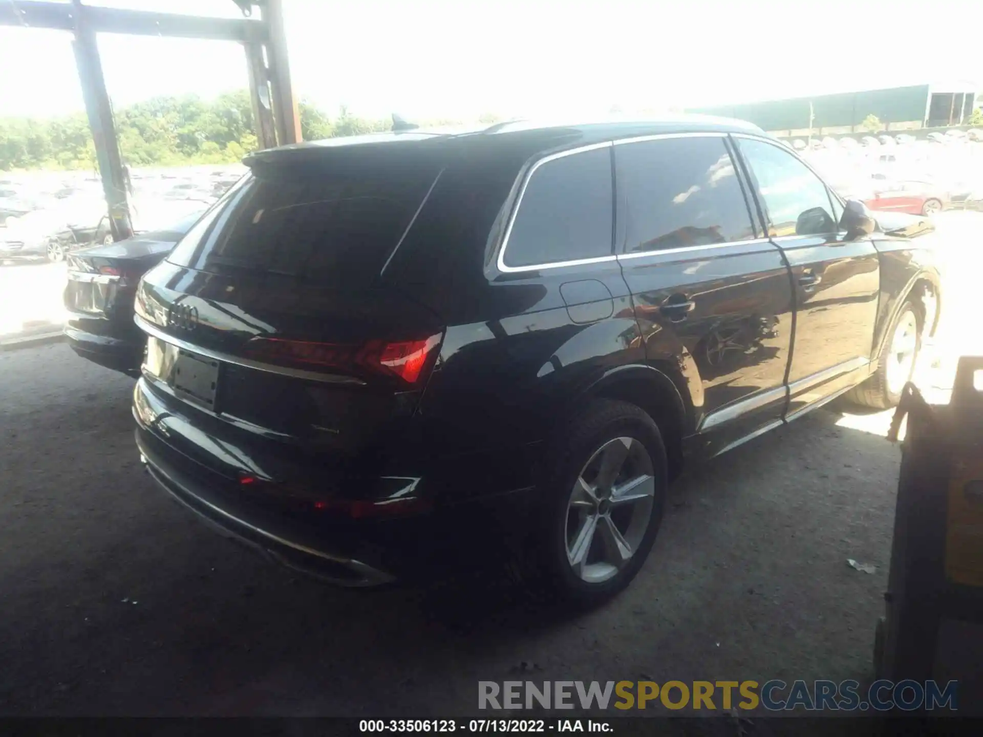 4 Фотография поврежденного автомобиля WA1AJAF75MD026484 AUDI Q7 2021