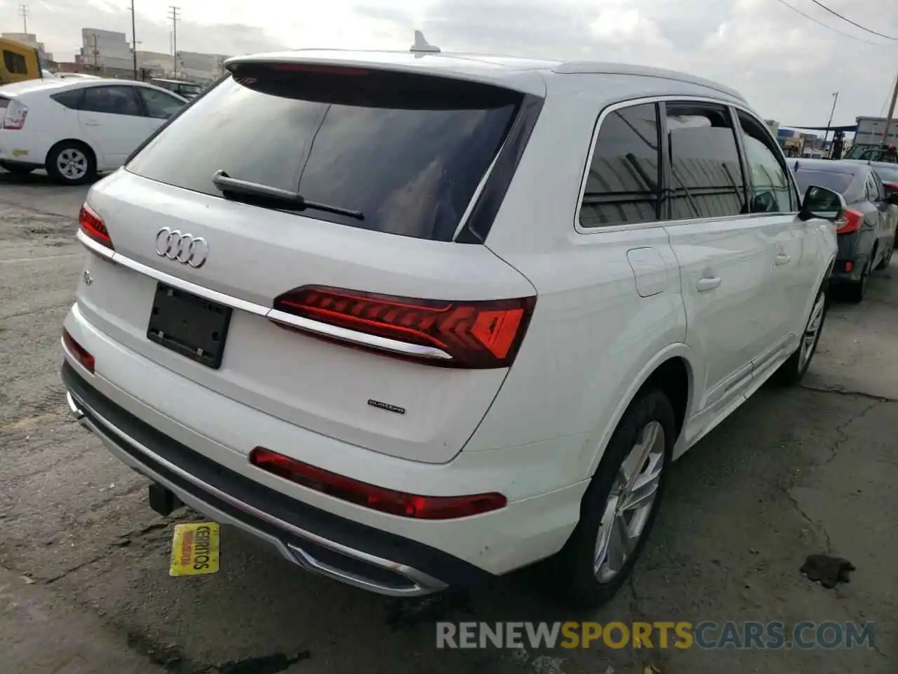 4 Фотография поврежденного автомобиля WA1AJAF76MD018278 AUDI Q7 2021