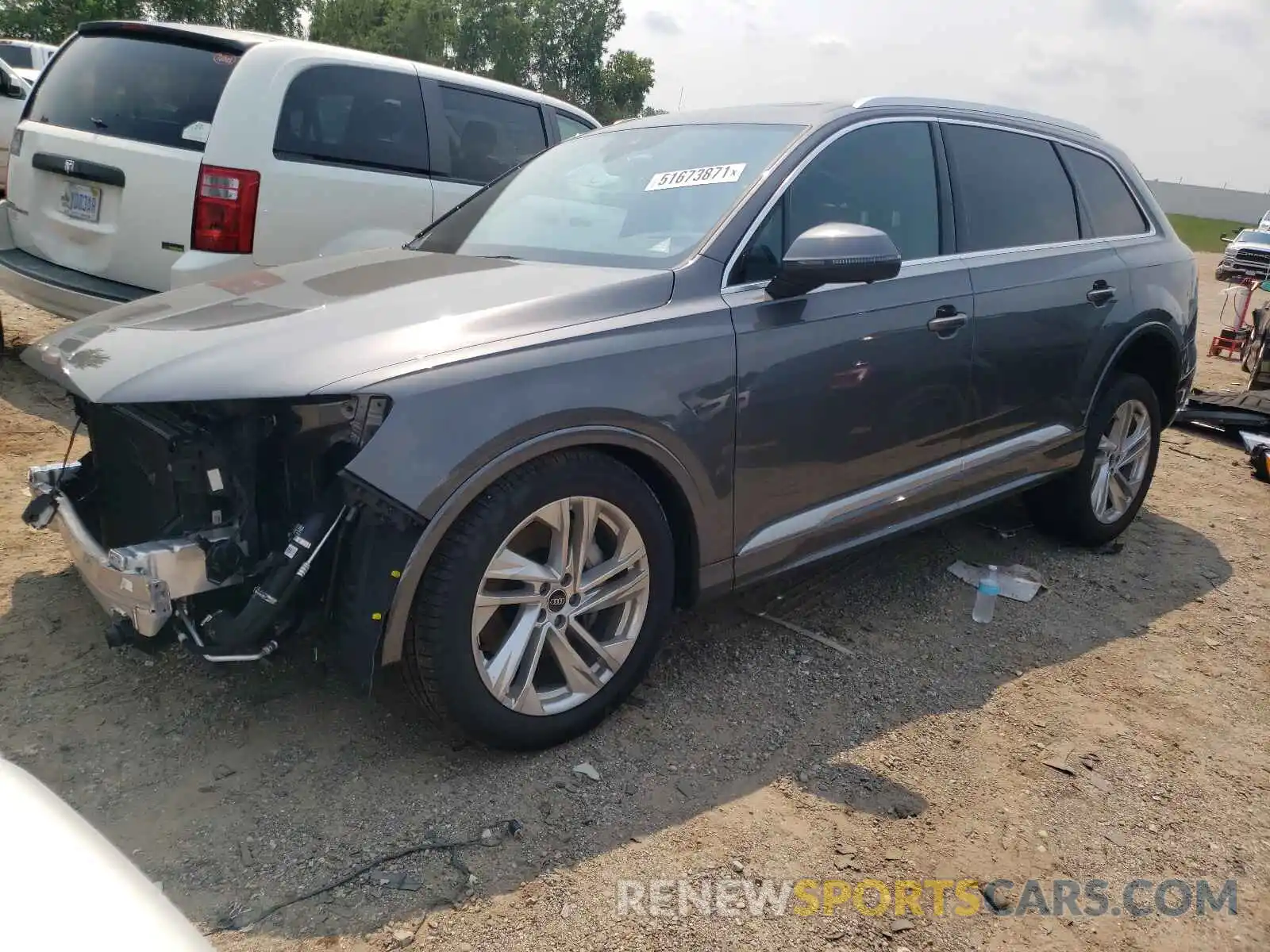 2 Photograph of a damaged car WA1AJAF76MD029586 AUDI Q7 2021