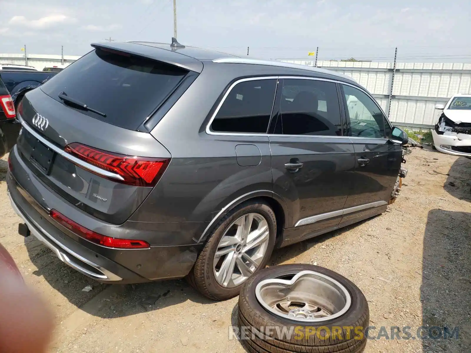 4 Фотография поврежденного автомобиля WA1AJAF76MD029586 AUDI Q7 2021