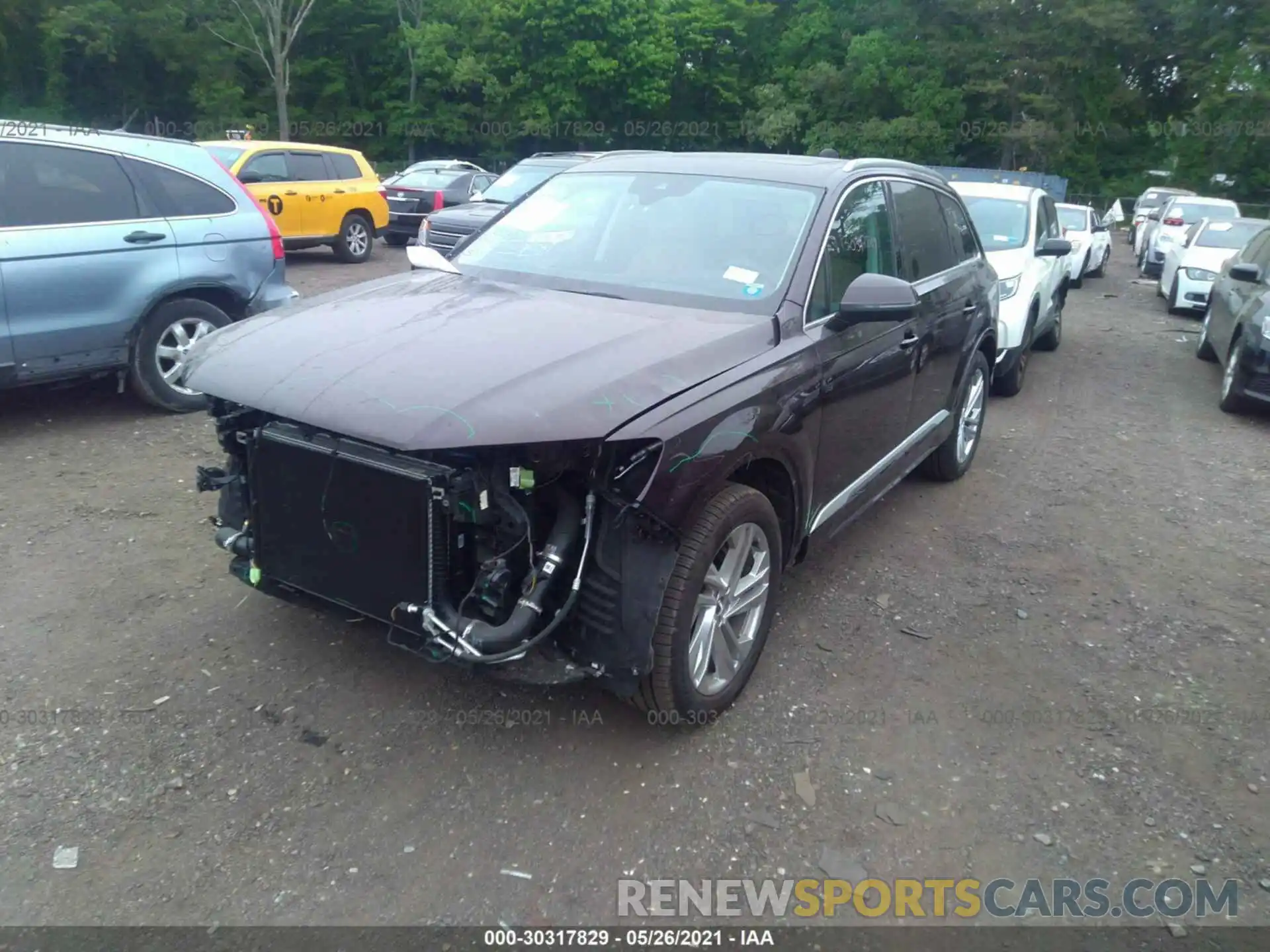 2 Фотография поврежденного автомобиля WA1AJAF77MD011050 AUDI Q7 2021