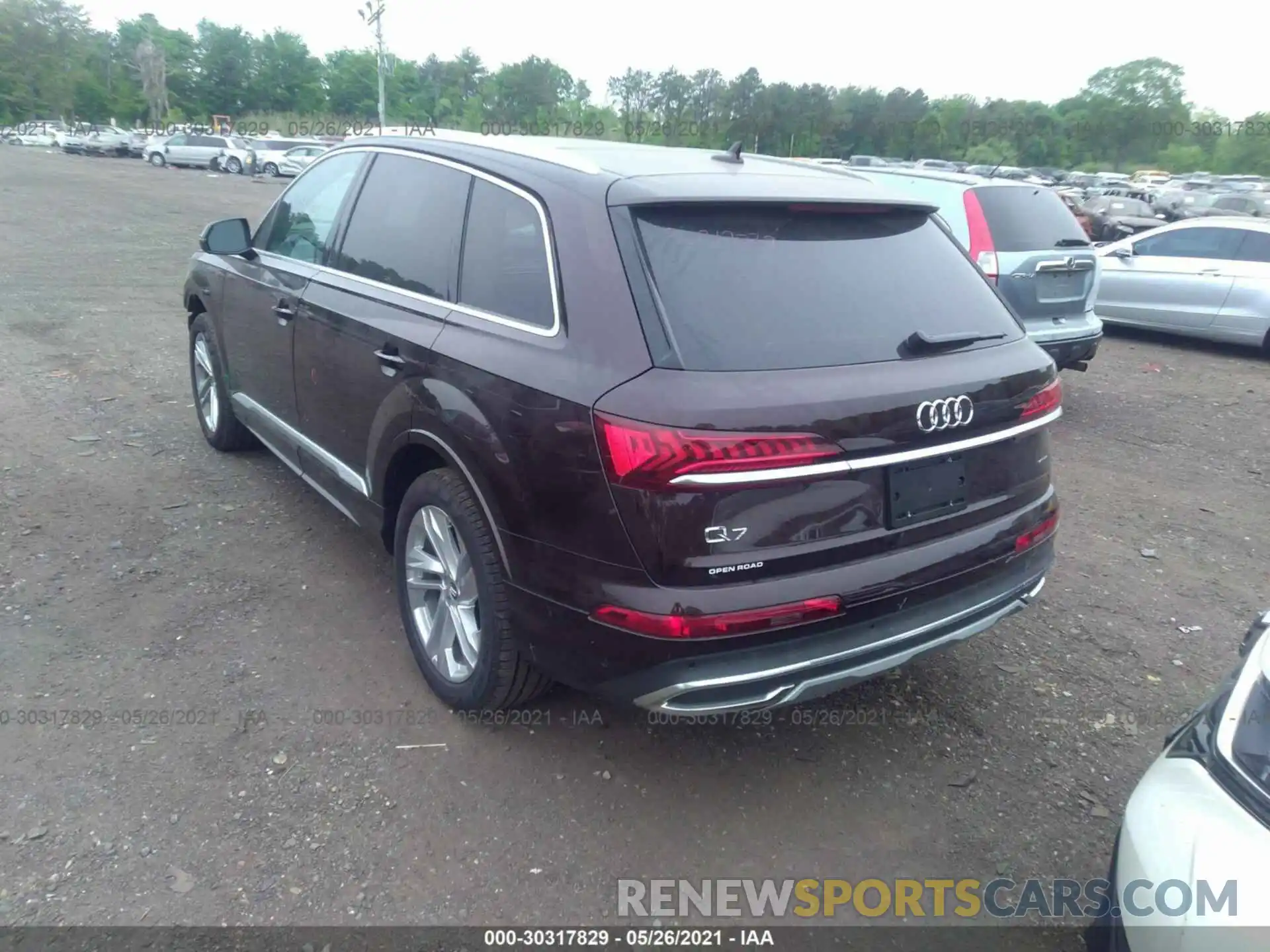 3 Фотография поврежденного автомобиля WA1AJAF77MD011050 AUDI Q7 2021