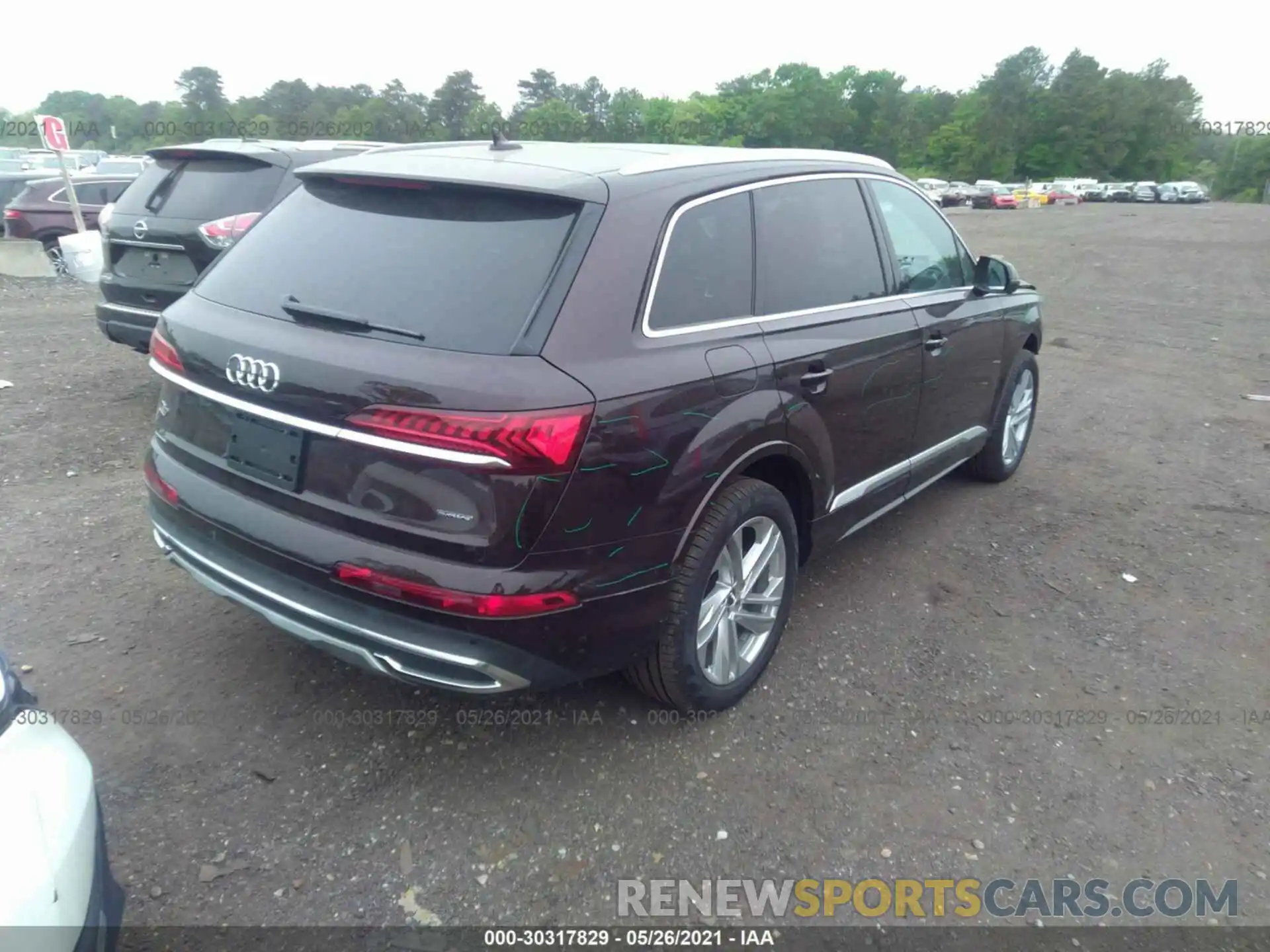 4 Фотография поврежденного автомобиля WA1AJAF77MD011050 AUDI Q7 2021