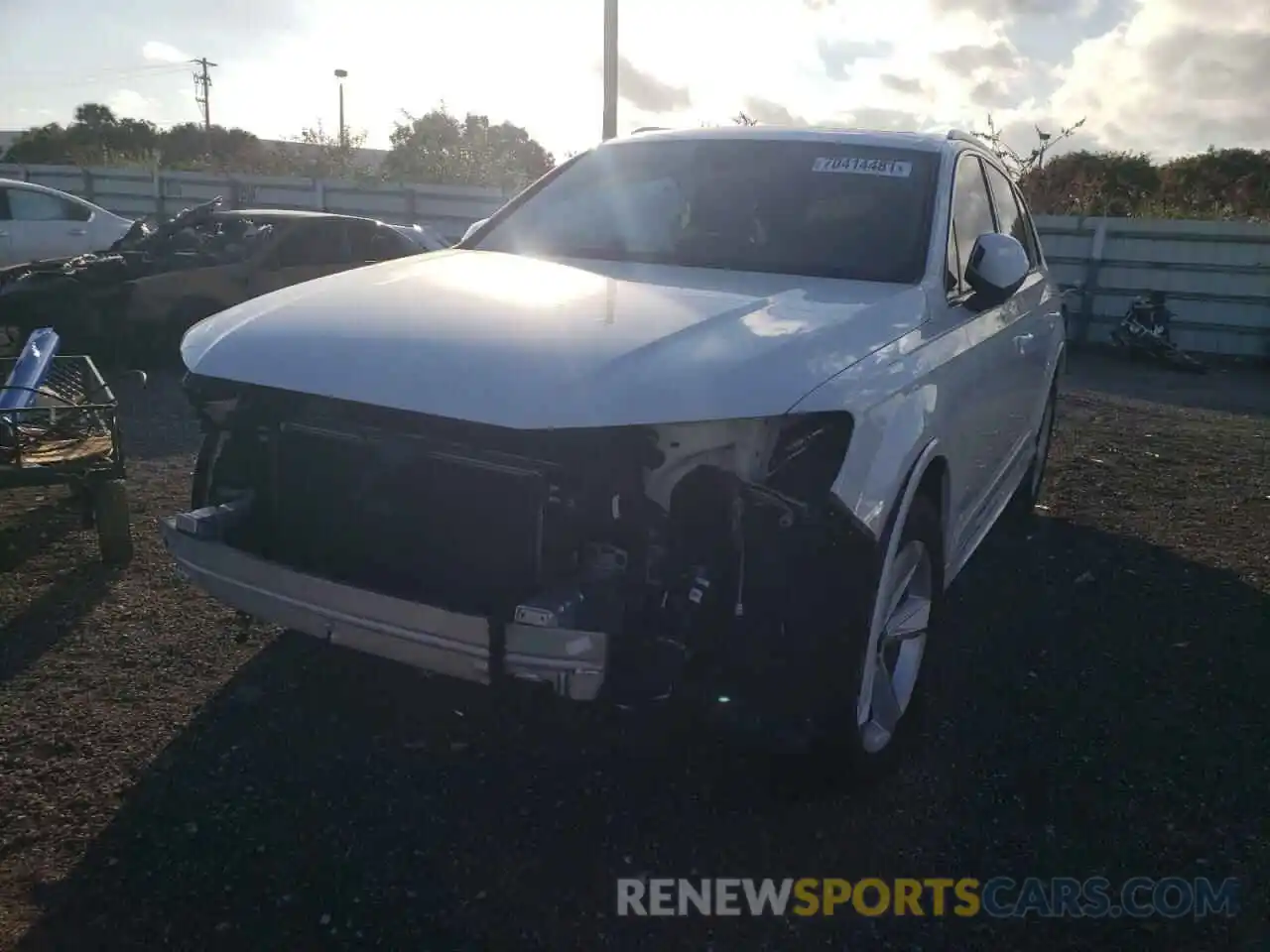 2 Photograph of a damaged car WA1AJAF77MD025899 AUDI Q7 2021