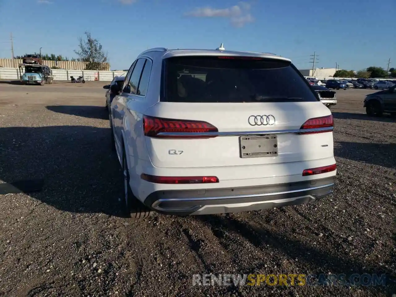 3 Фотография поврежденного автомобиля WA1AJAF77MD025899 AUDI Q7 2021