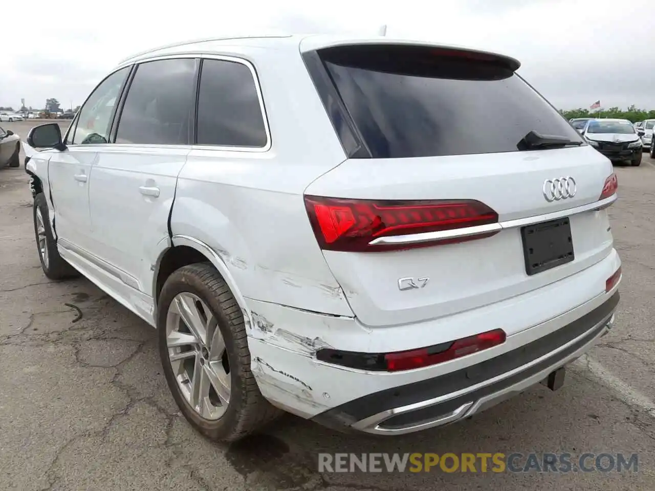 3 Фотография поврежденного автомобиля WA1AJAF78MD033476 AUDI Q7 2021