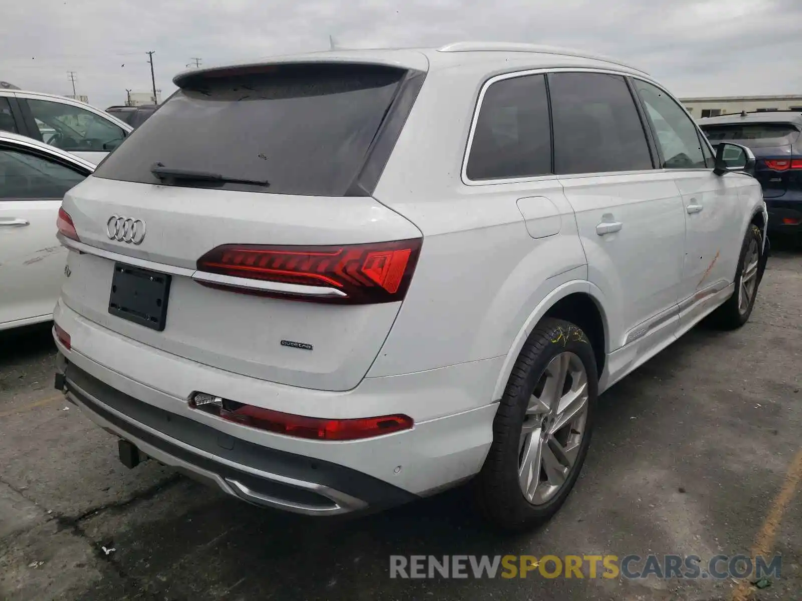 4 Фотография поврежденного автомобиля WA1AJAF7XMD027288 AUDI Q7 2021