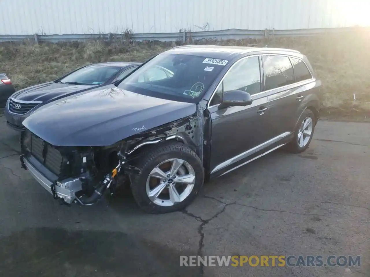 2 Photograph of a damaged car WA1AJAF7XMD028831 AUDI Q7 2021