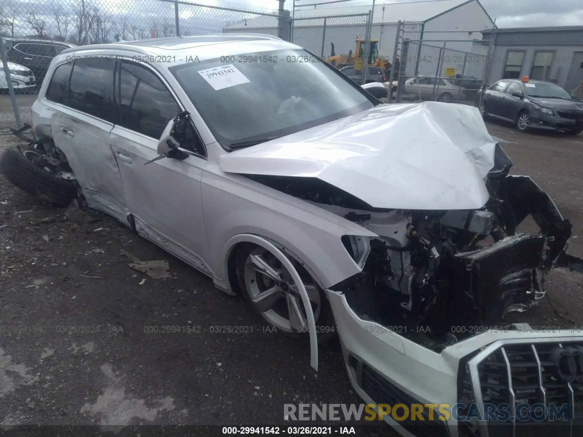 1 Photograph of a damaged car WA1AJBF75MD017497 AUDI Q7 2021