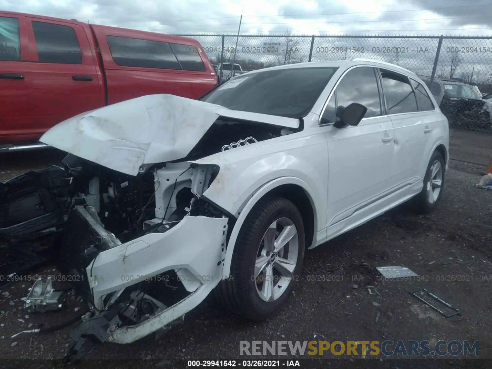 2 Photograph of a damaged car WA1AJBF75MD017497 AUDI Q7 2021