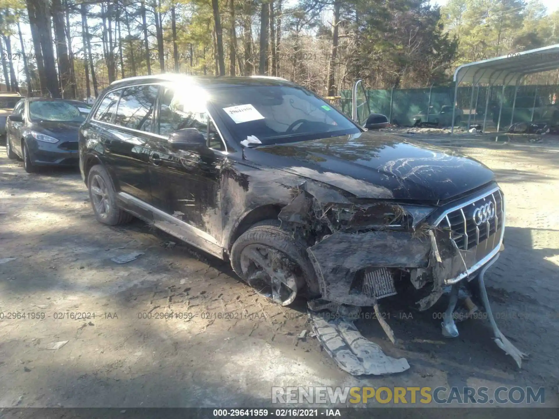 1 Photograph of a damaged car WA1AXAF71MD017425 AUDI Q7 2021