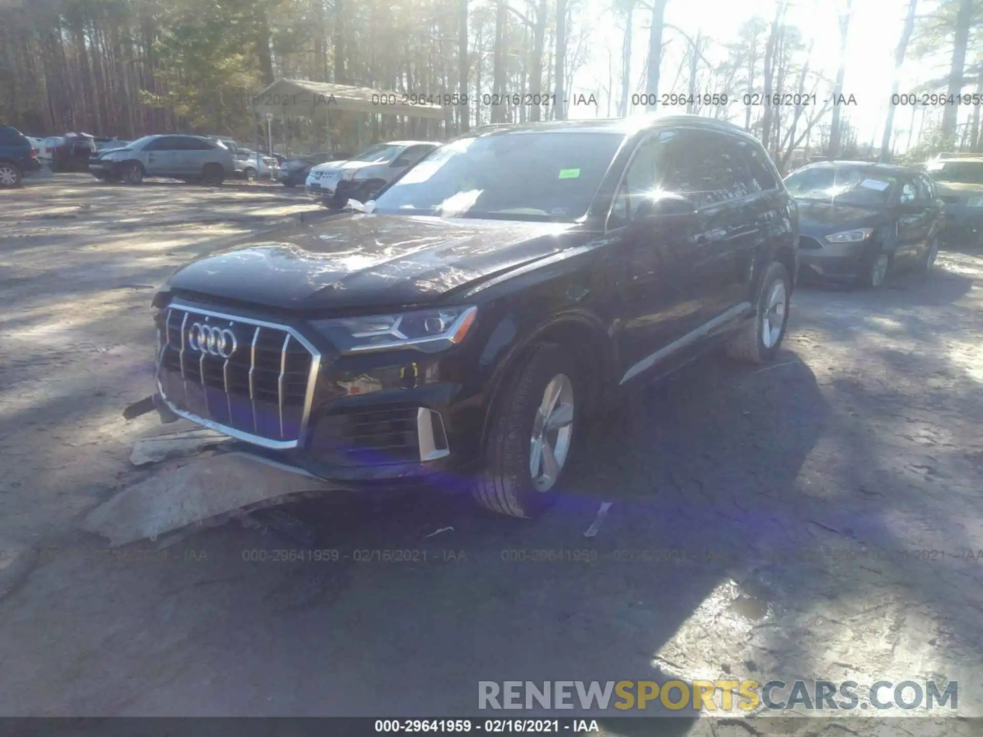 2 Photograph of a damaged car WA1AXAF71MD017425 AUDI Q7 2021