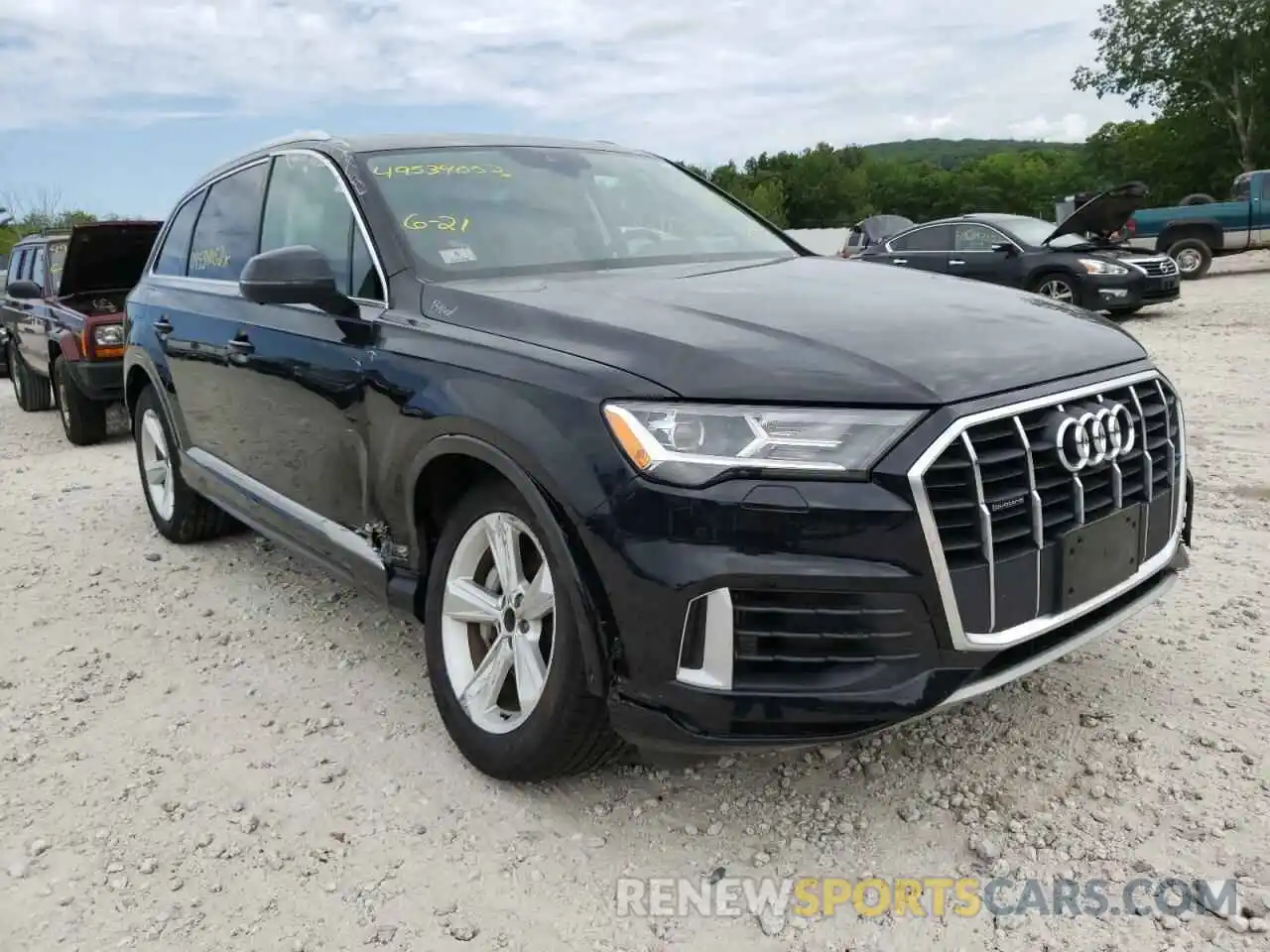 1 Photograph of a damaged car WA1AXAF71MD019109 AUDI Q7 2021