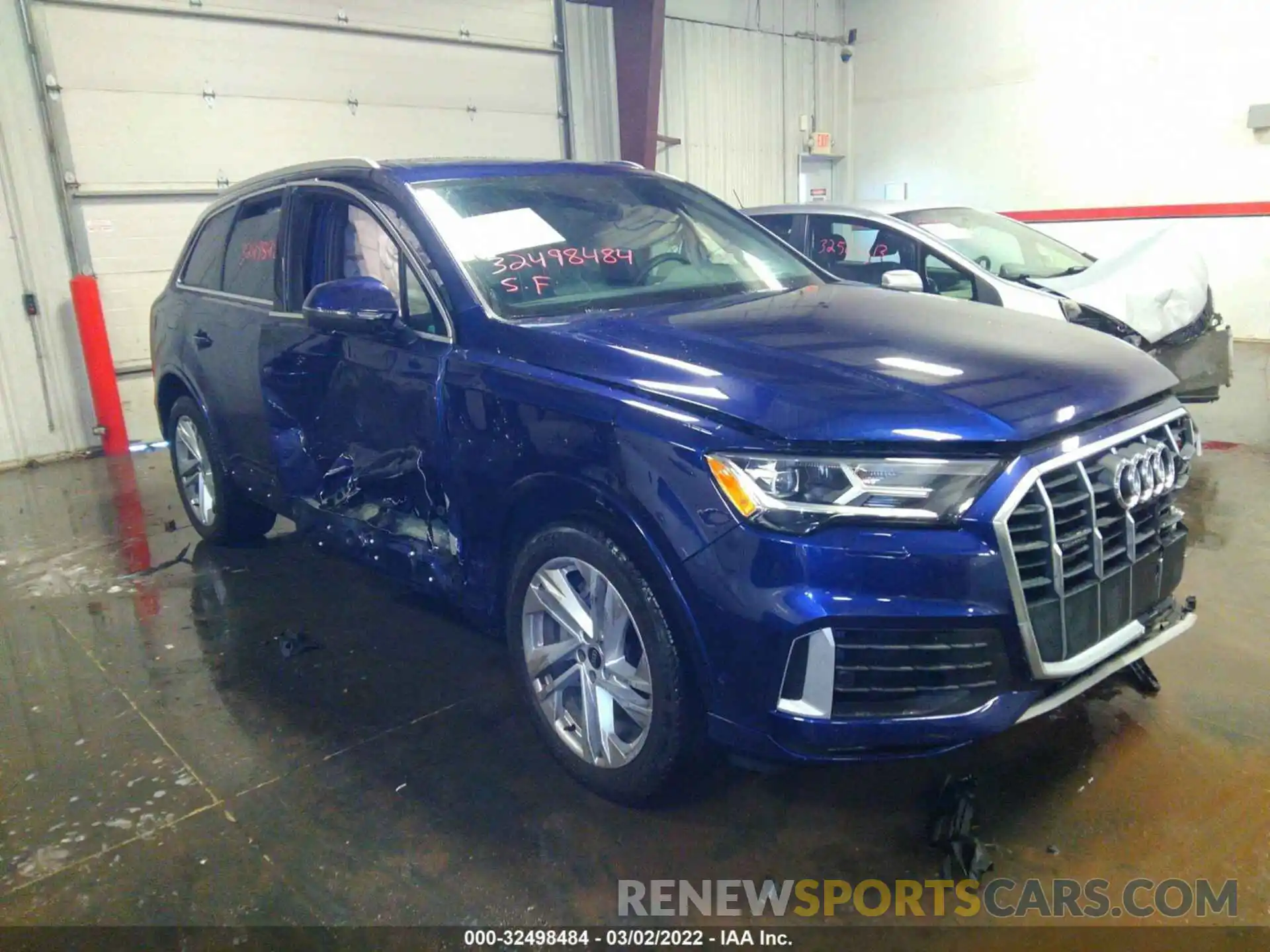 1 Photograph of a damaged car WA1AXAF71MD025315 AUDI Q7 2021