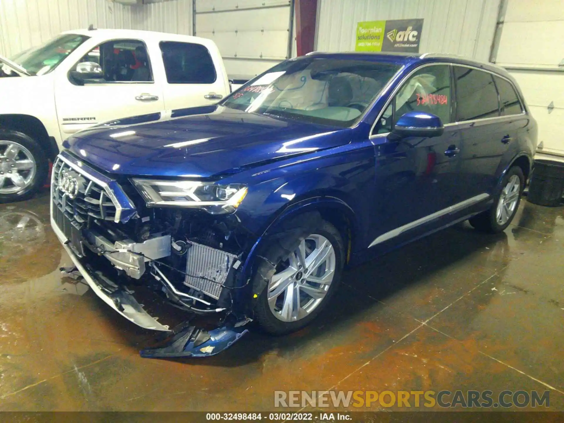 2 Photograph of a damaged car WA1AXAF71MD025315 AUDI Q7 2021