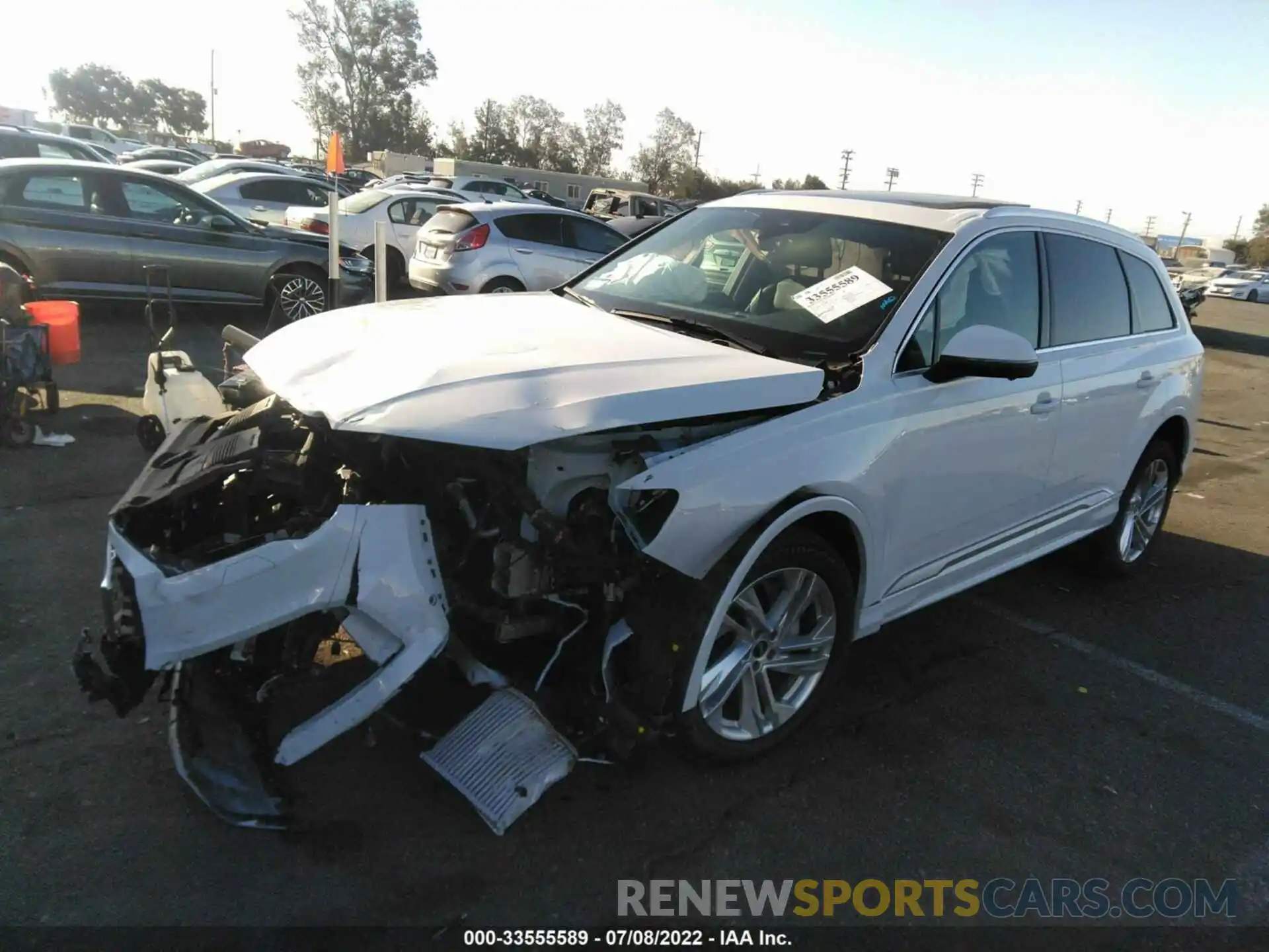 2 Photograph of a damaged car WA1AXAF76MD041316 AUDI Q7 2021