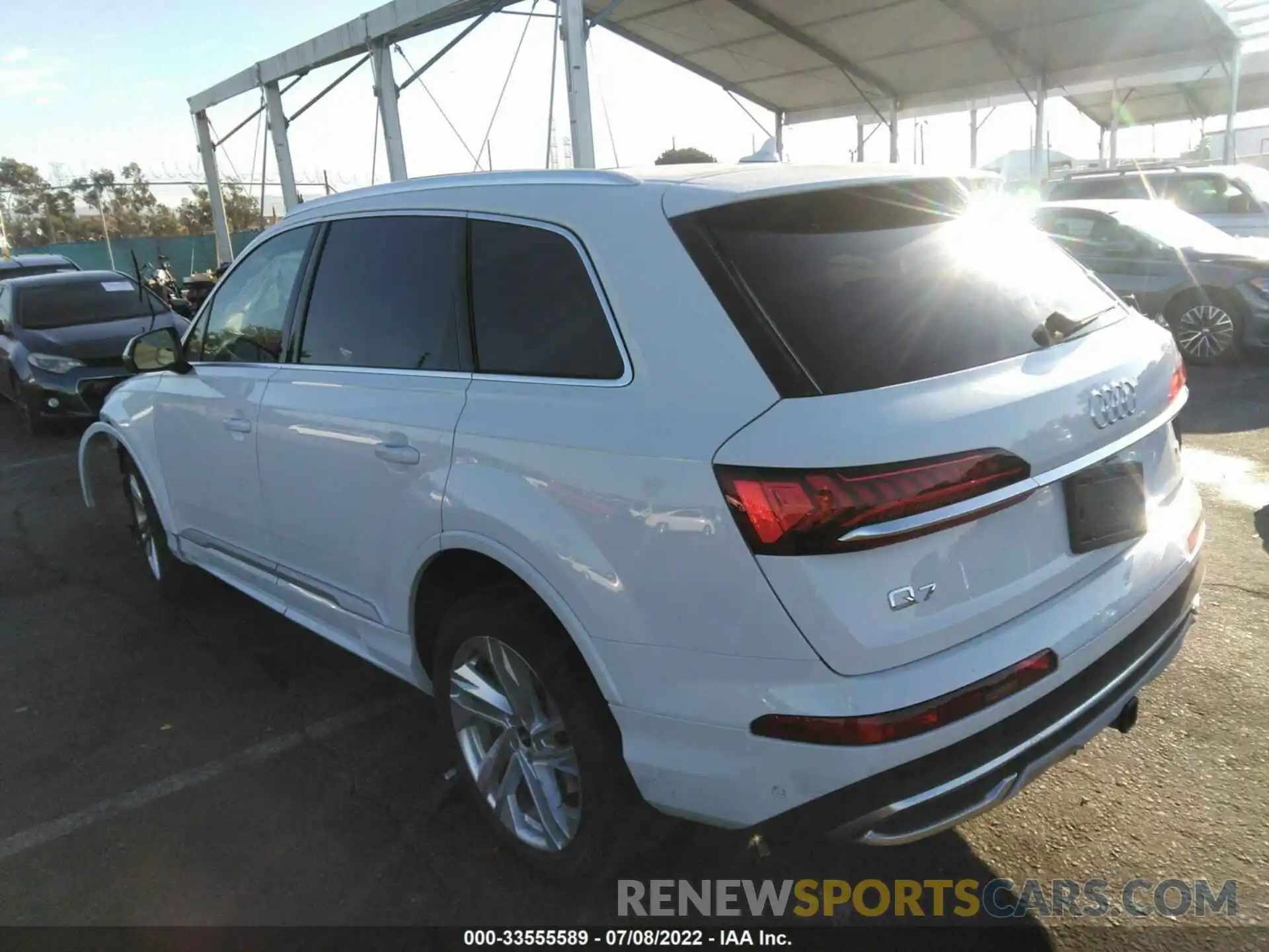 3 Фотография поврежденного автомобиля WA1AXAF76MD041316 AUDI Q7 2021