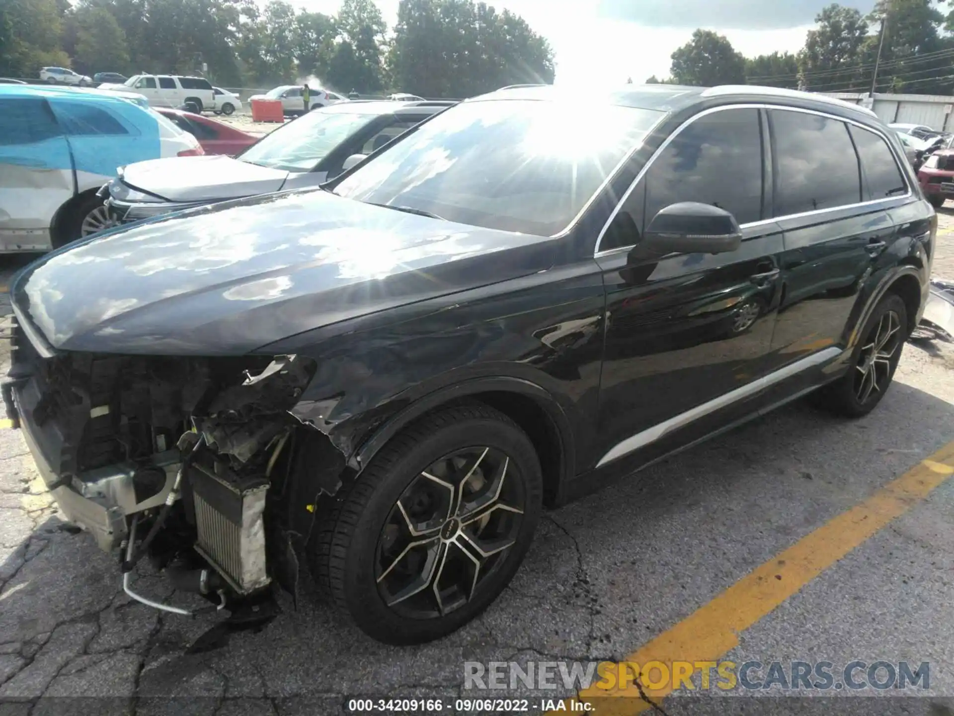 2 Photograph of a damaged car WA1AXAF77MD014884 AUDI Q7 2021