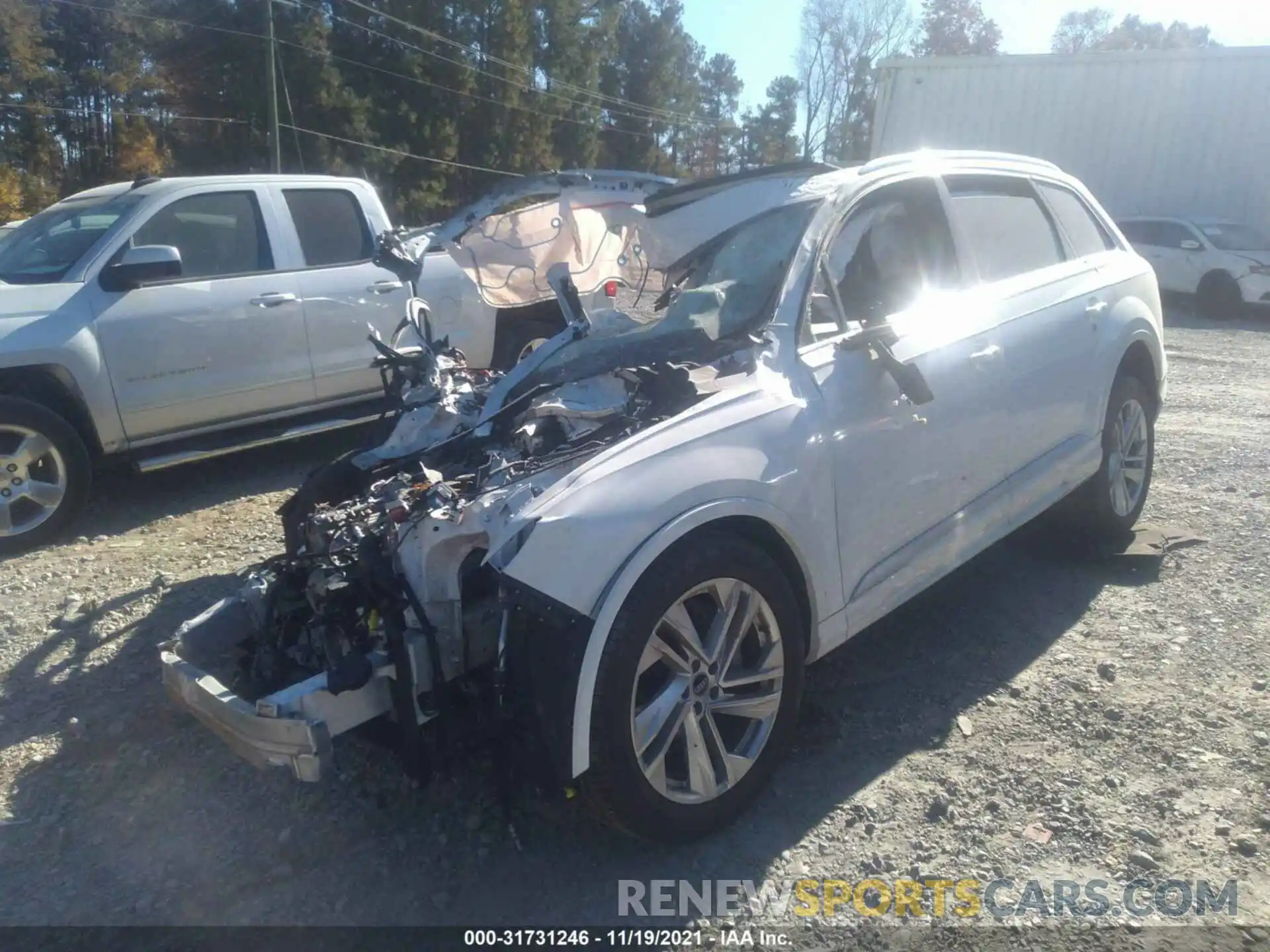 2 Фотография поврежденного автомобиля WA1AXAF77MD041924 AUDI Q7 2021