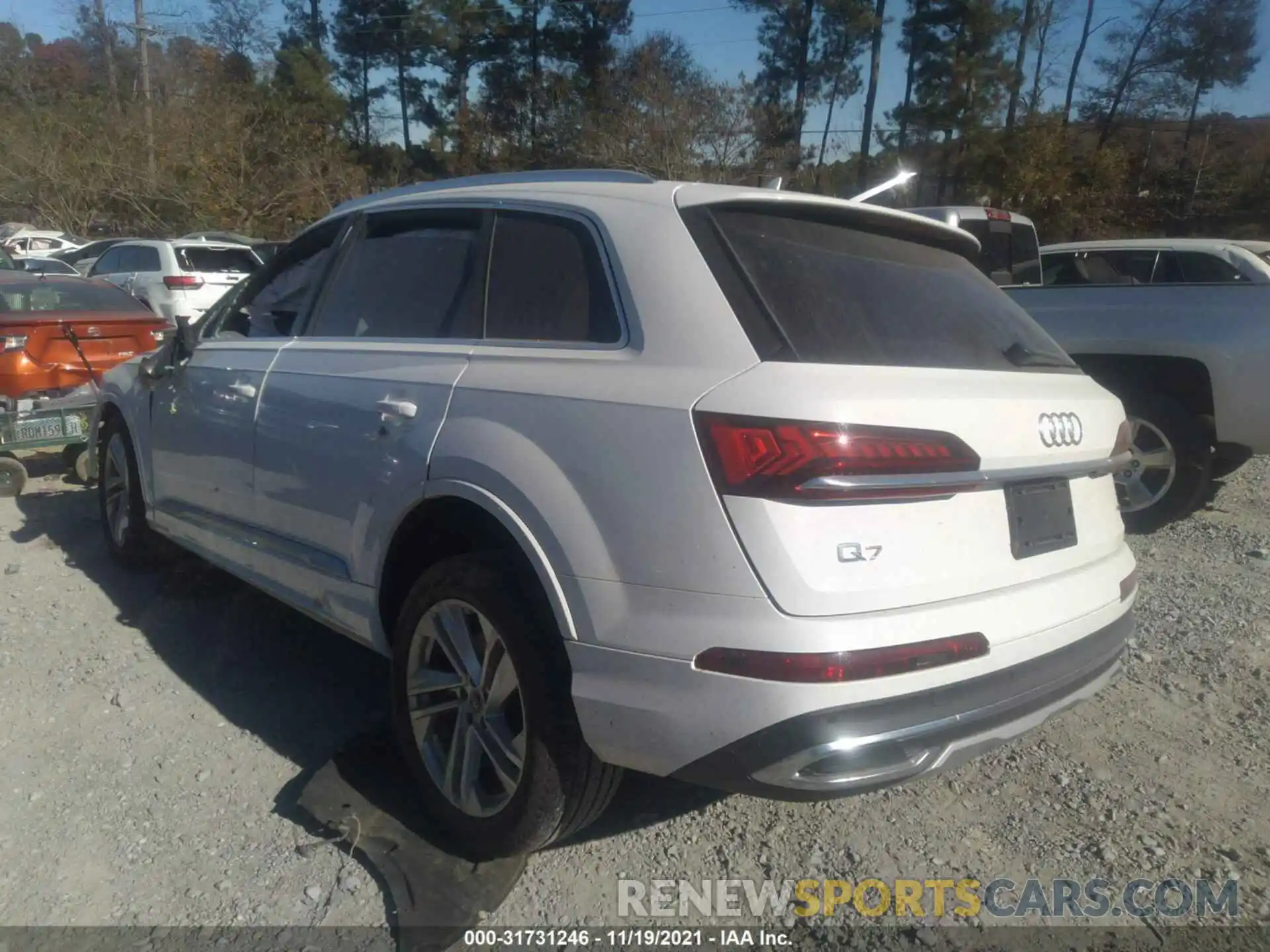 3 Photograph of a damaged car WA1AXAF77MD041924 AUDI Q7 2021