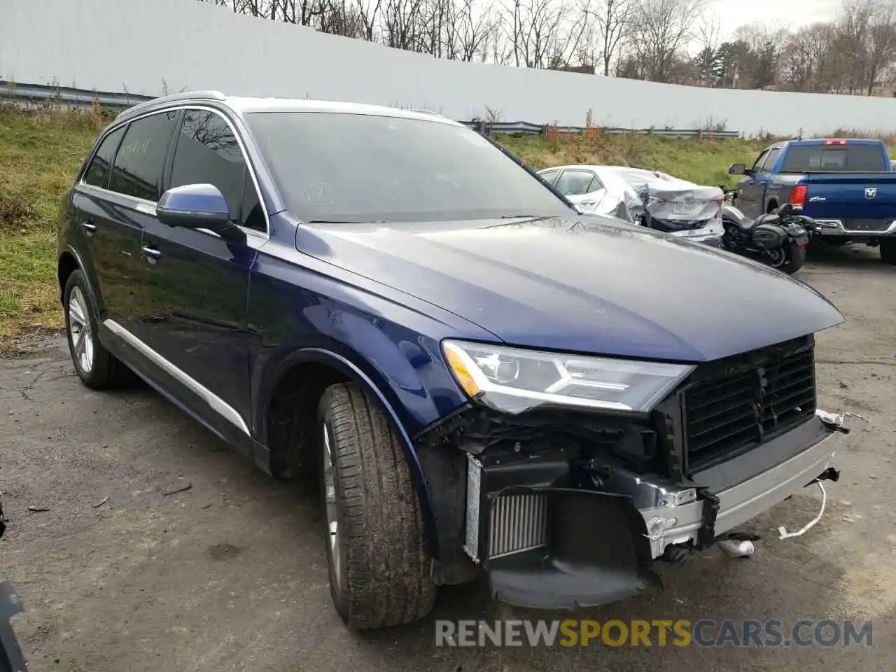 1 Фотография поврежденного автомобиля WA1AXAF78MD034416 AUDI Q7 2021