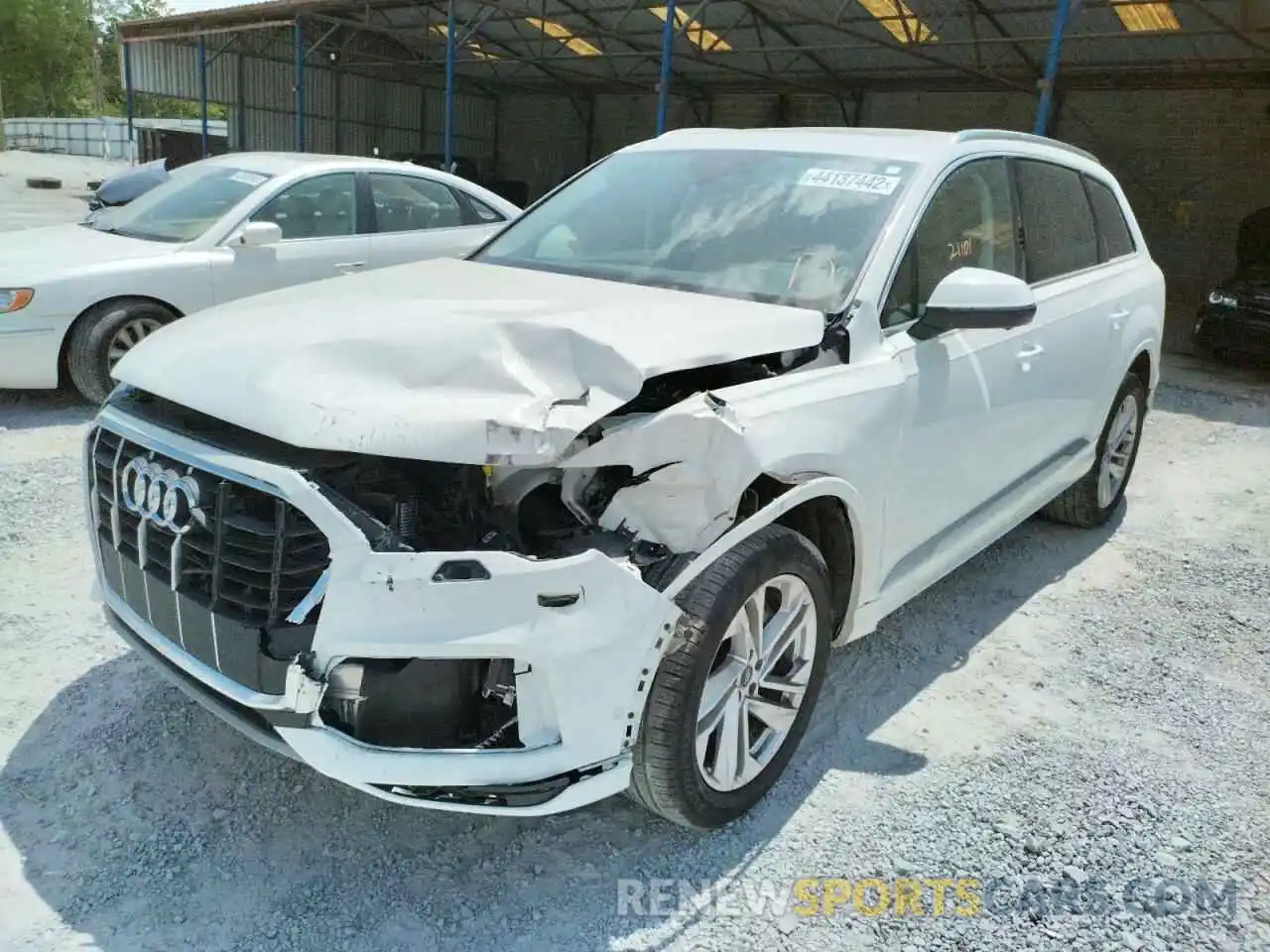 2 Photograph of a damaged car WA1AXBF79MD013046 AUDI Q7 2021