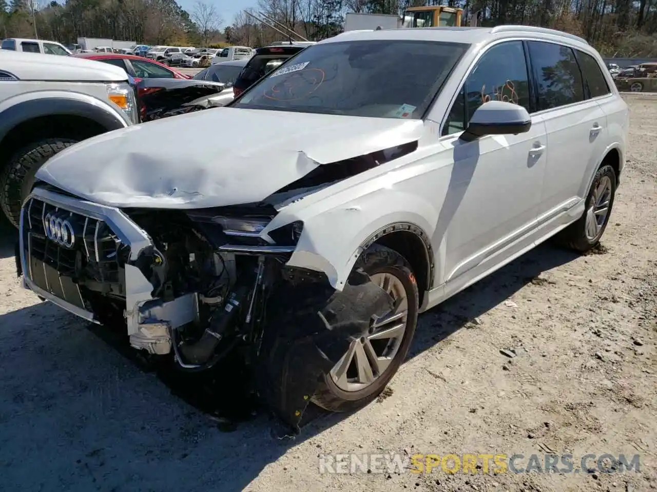 2 Photograph of a damaged car WA1LJAF70MD015501 AUDI Q7 2021